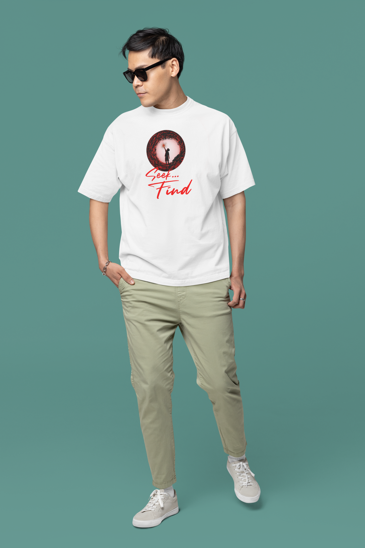 Seek Find Oversize T-shirt