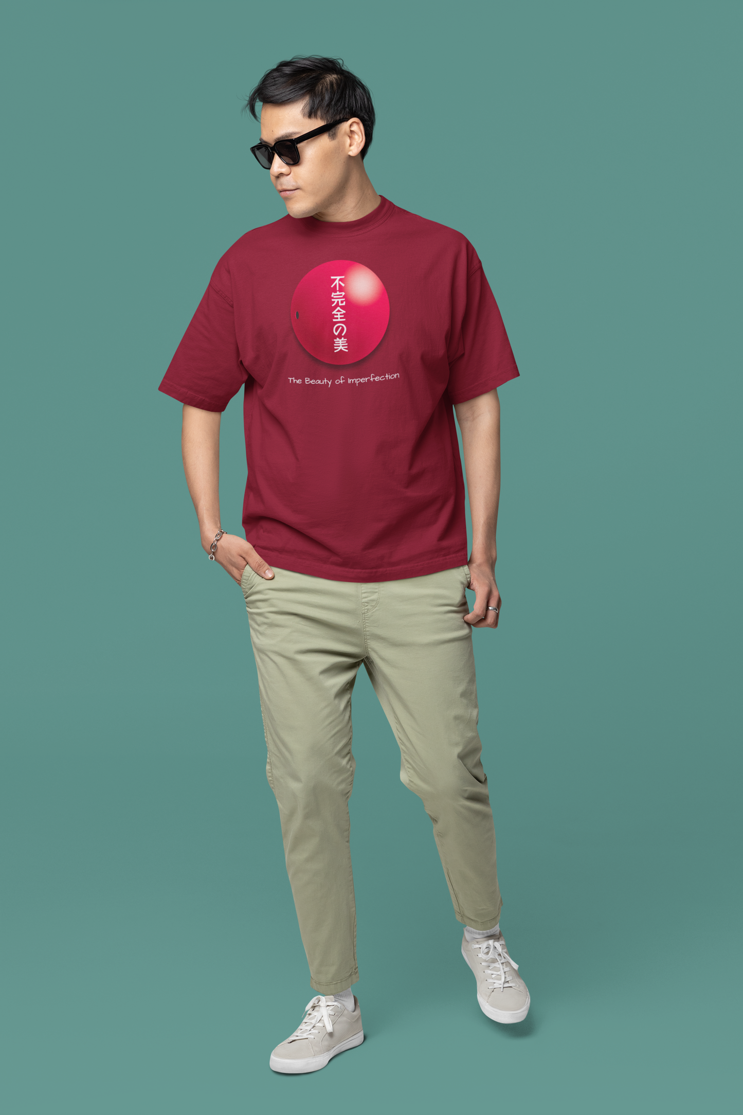 不完全の美 The Beauty of Imperfection Oversize T-shirt