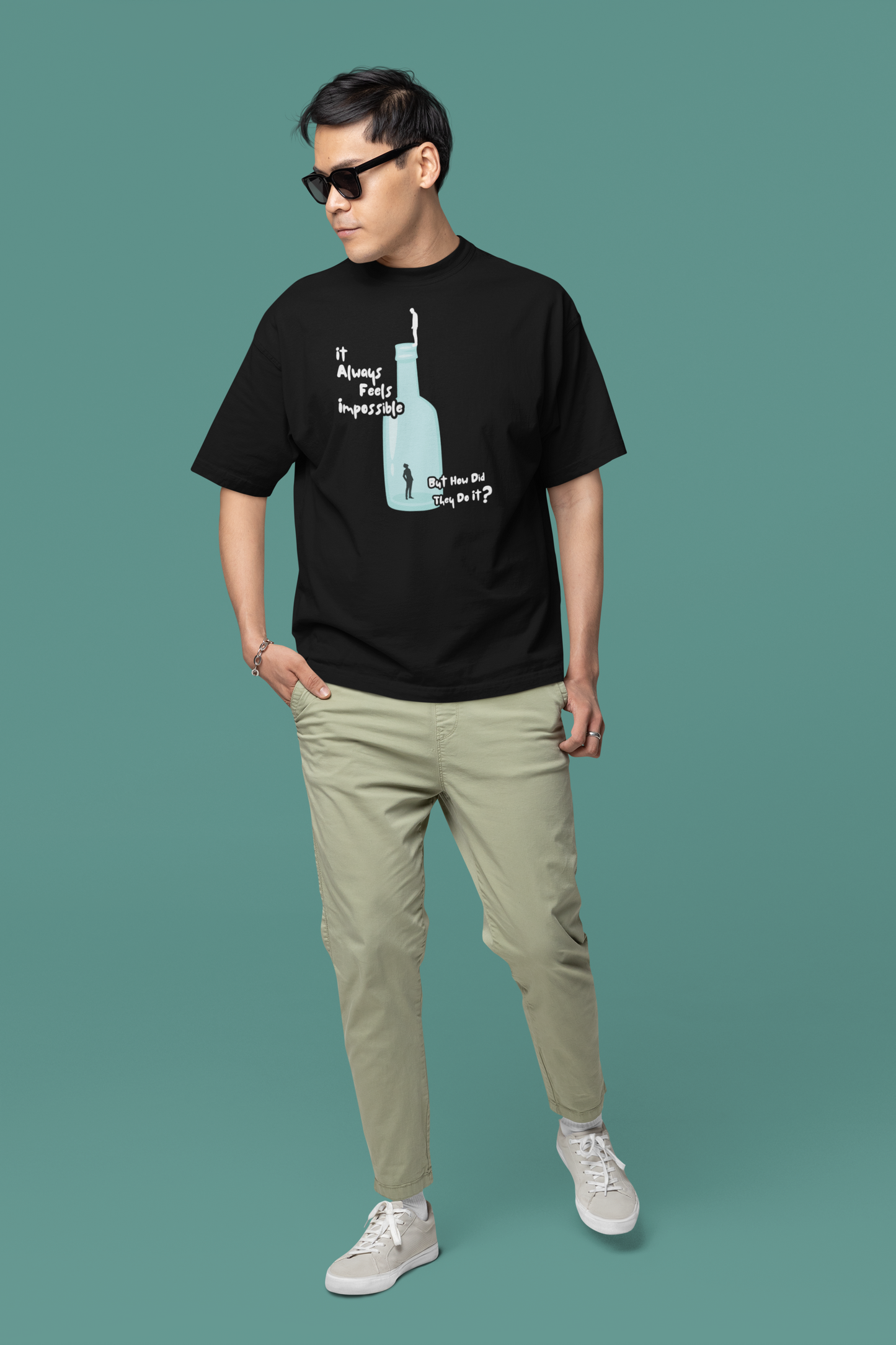 It Always Feels Impossible Oversize T-shirt