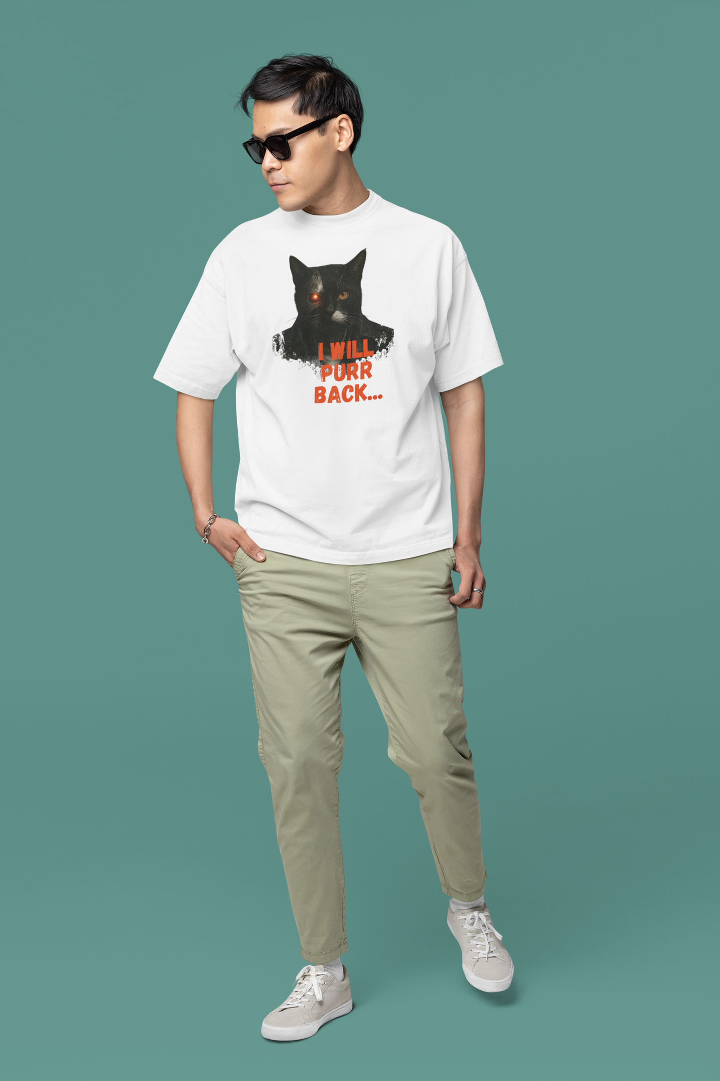 I Will Purr Back Oversize T-shirt