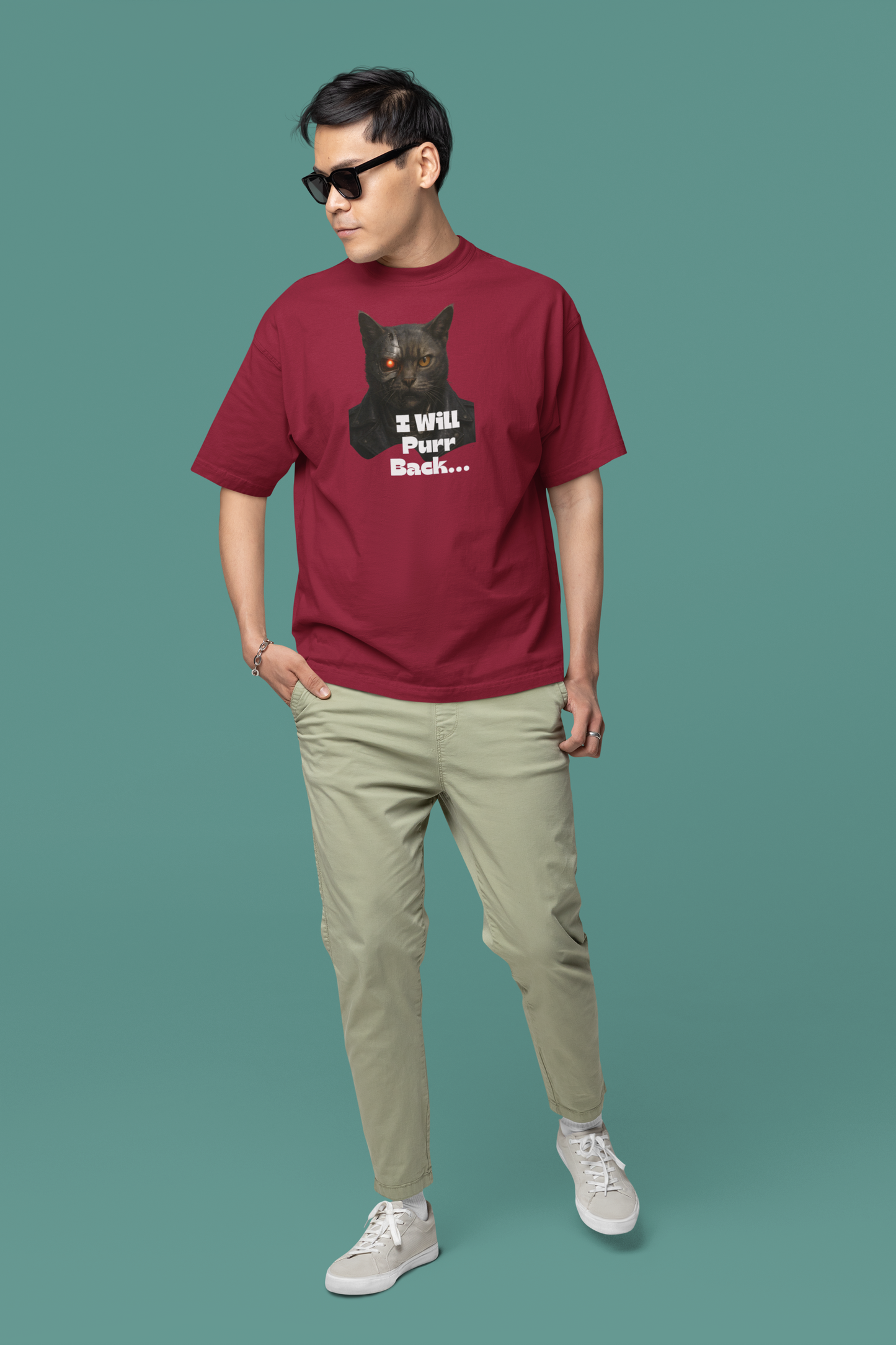 I Will Purr Back Oversize T-shirt