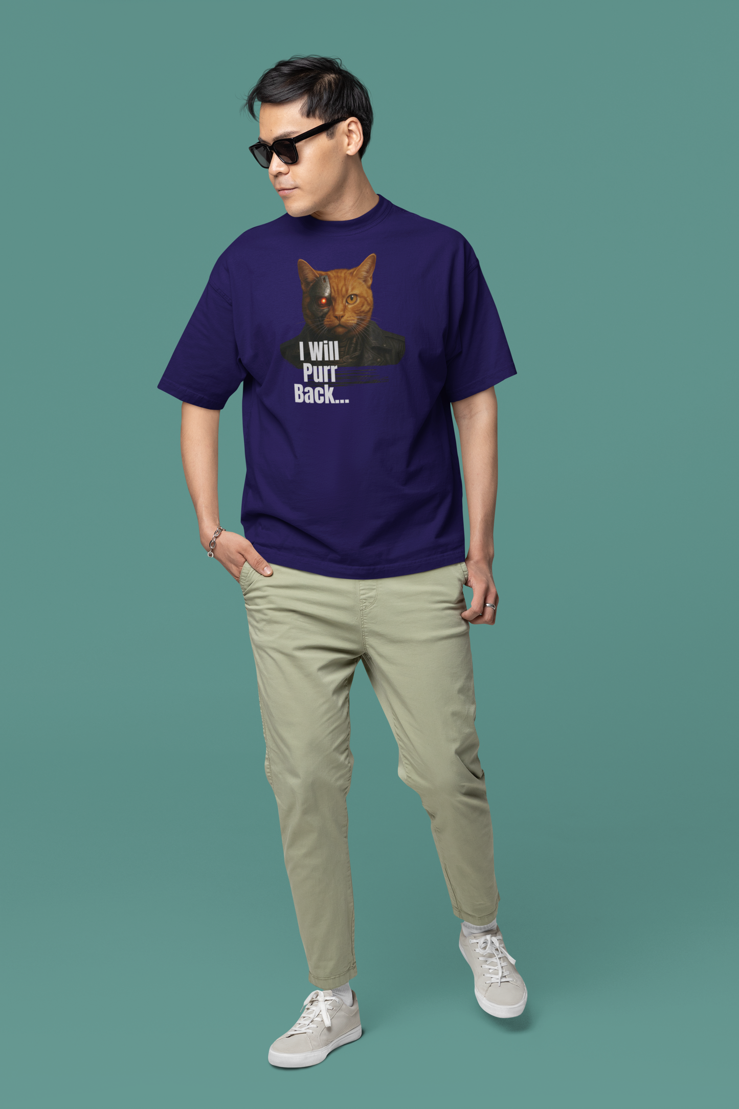 I Will Purr Back Oversize T-shirt