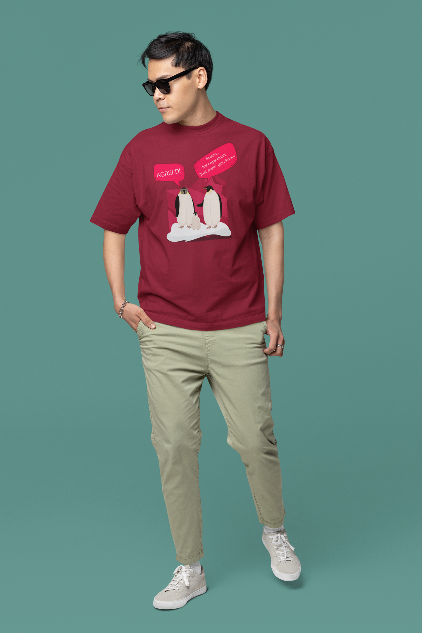 Ice Caps Don't Just Melt Oversize T-shirt