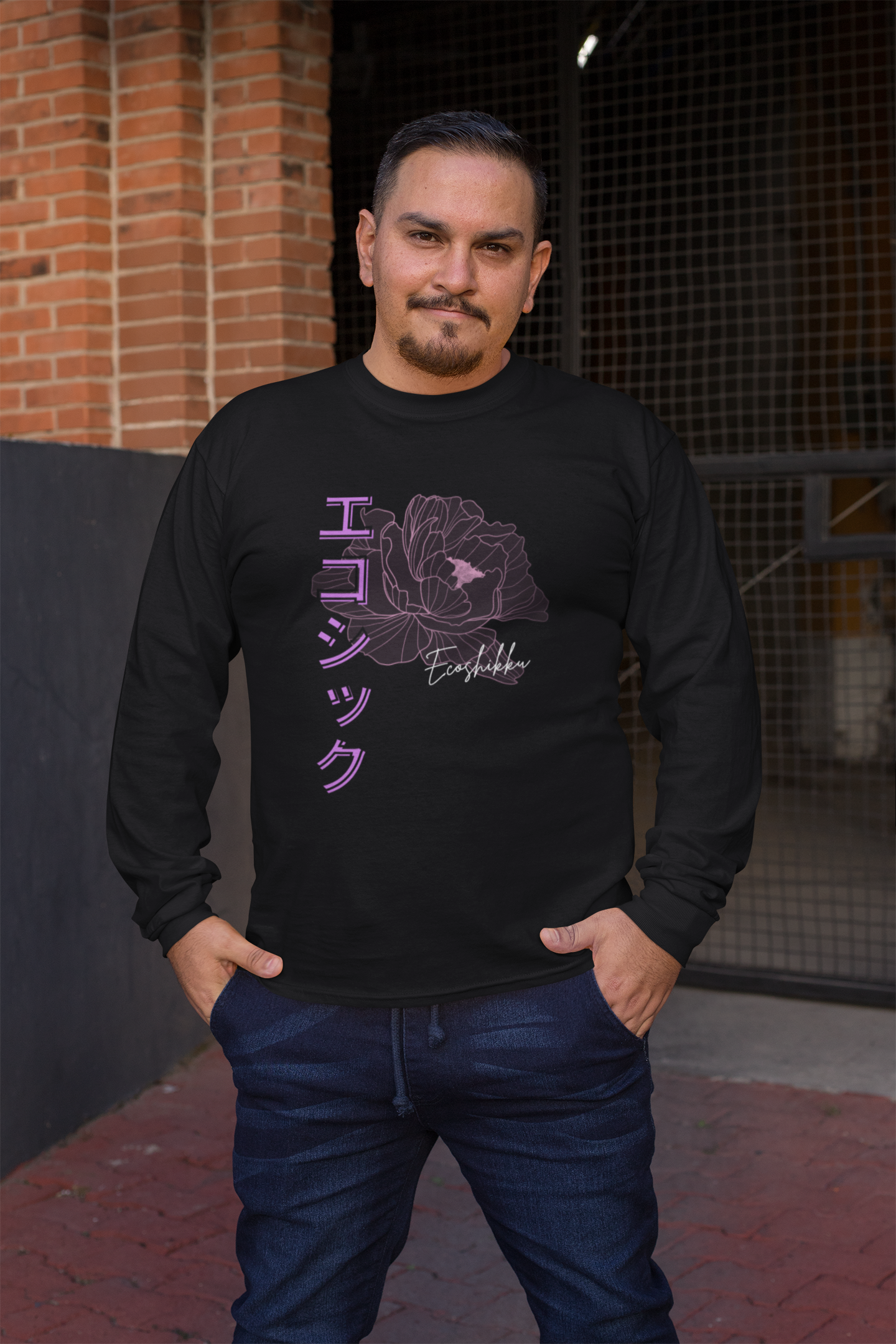 エコシック Ecoshikku Long Sleeve T-shirt