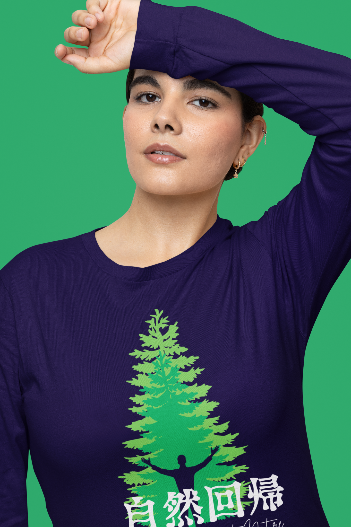自然回帰 Return to Nature Long Sleeve T-shirt