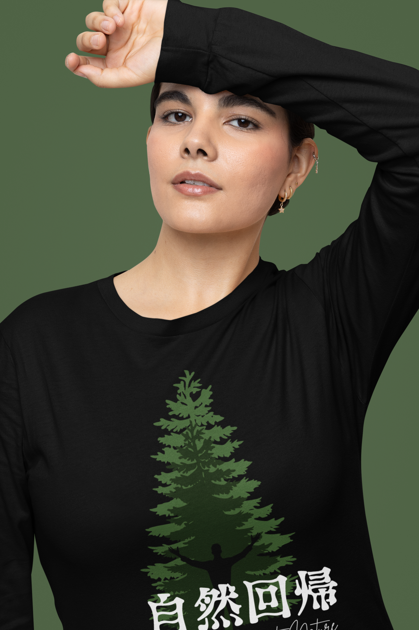 自然回帰 Return to Nature Long Sleeve T-shirt