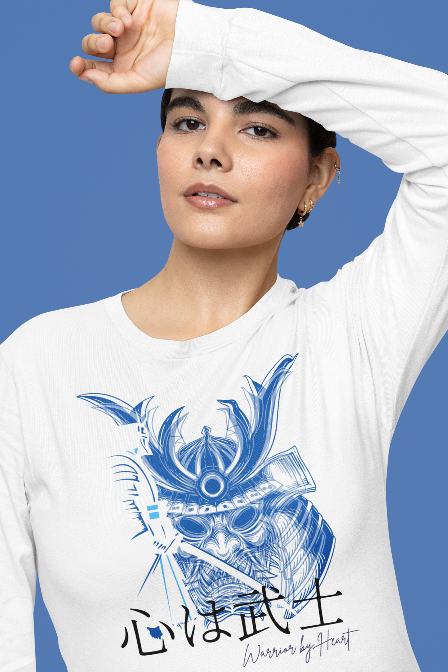 心は武士 Warrior by Heart Long Sleeve T-shirt