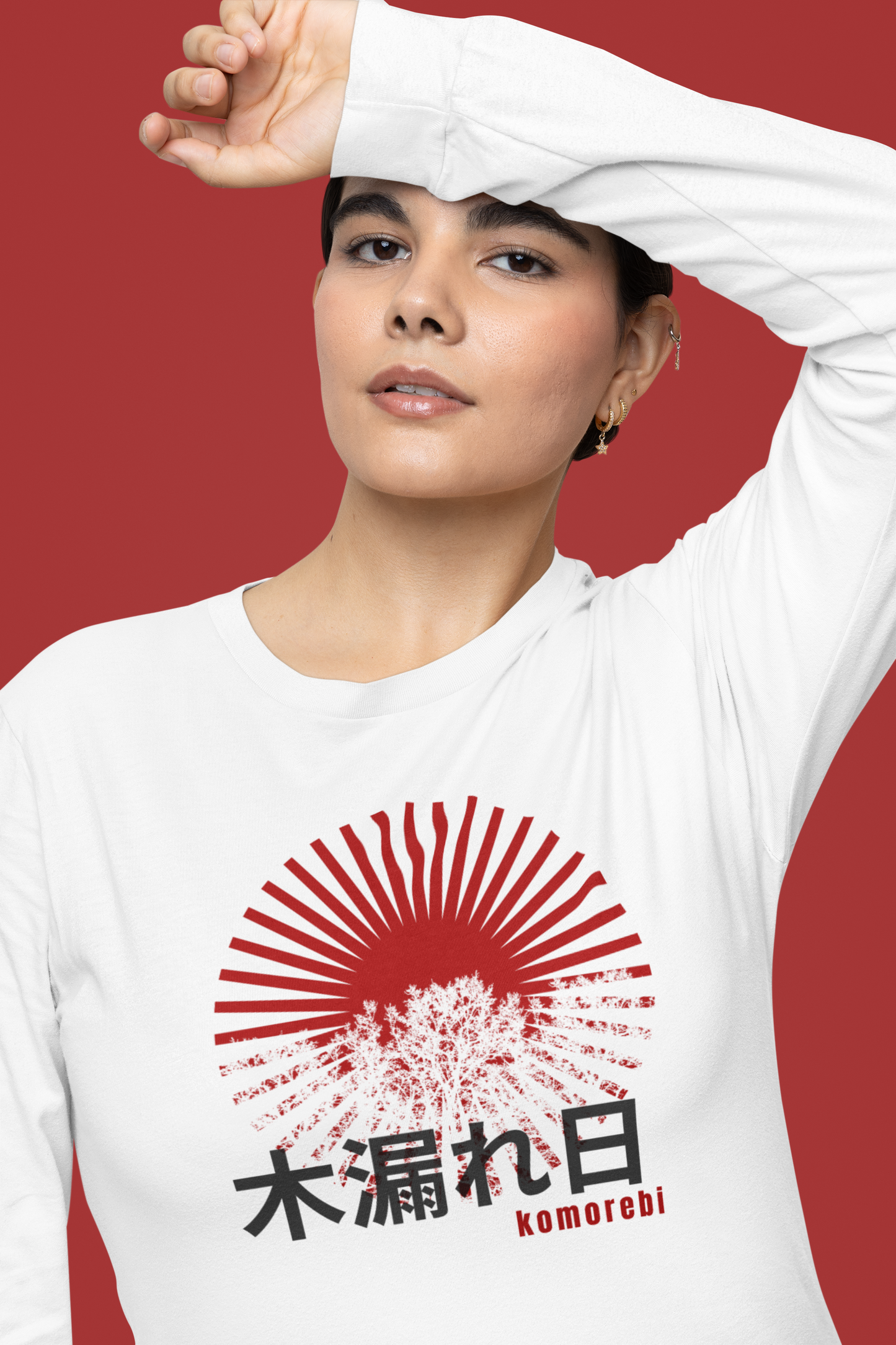 木漏れ日 Sunlight Filtering through Trees Long Sleeve T-shirt