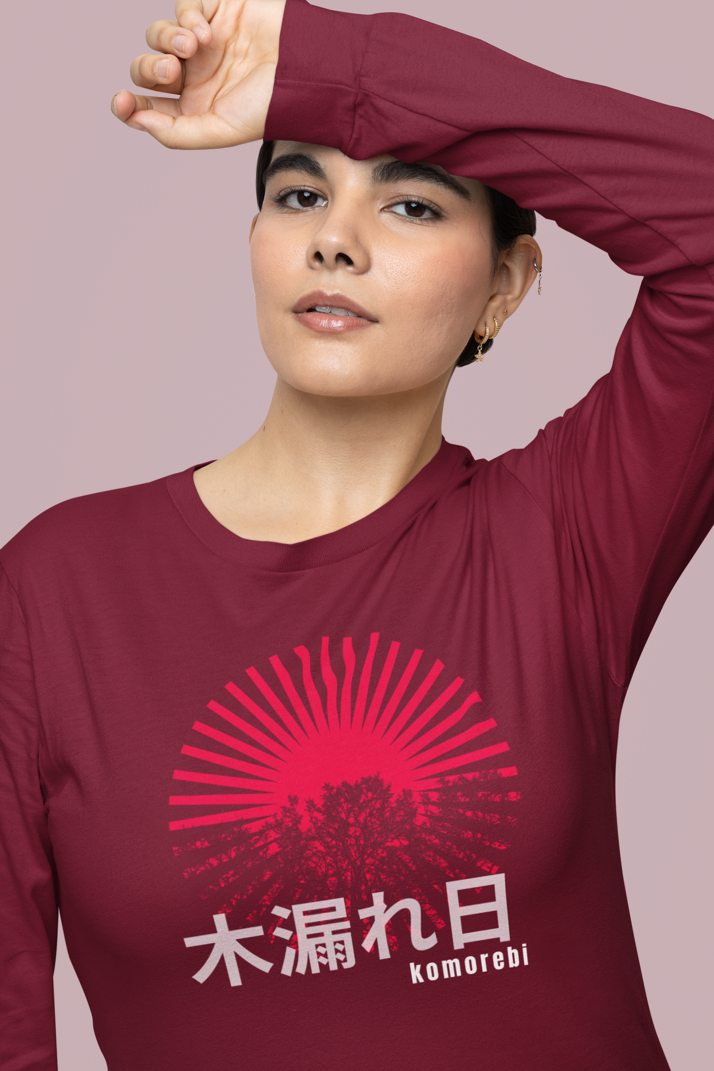 木漏れ日 Sunlight Filtering through Trees Long Sleeve T-shirt