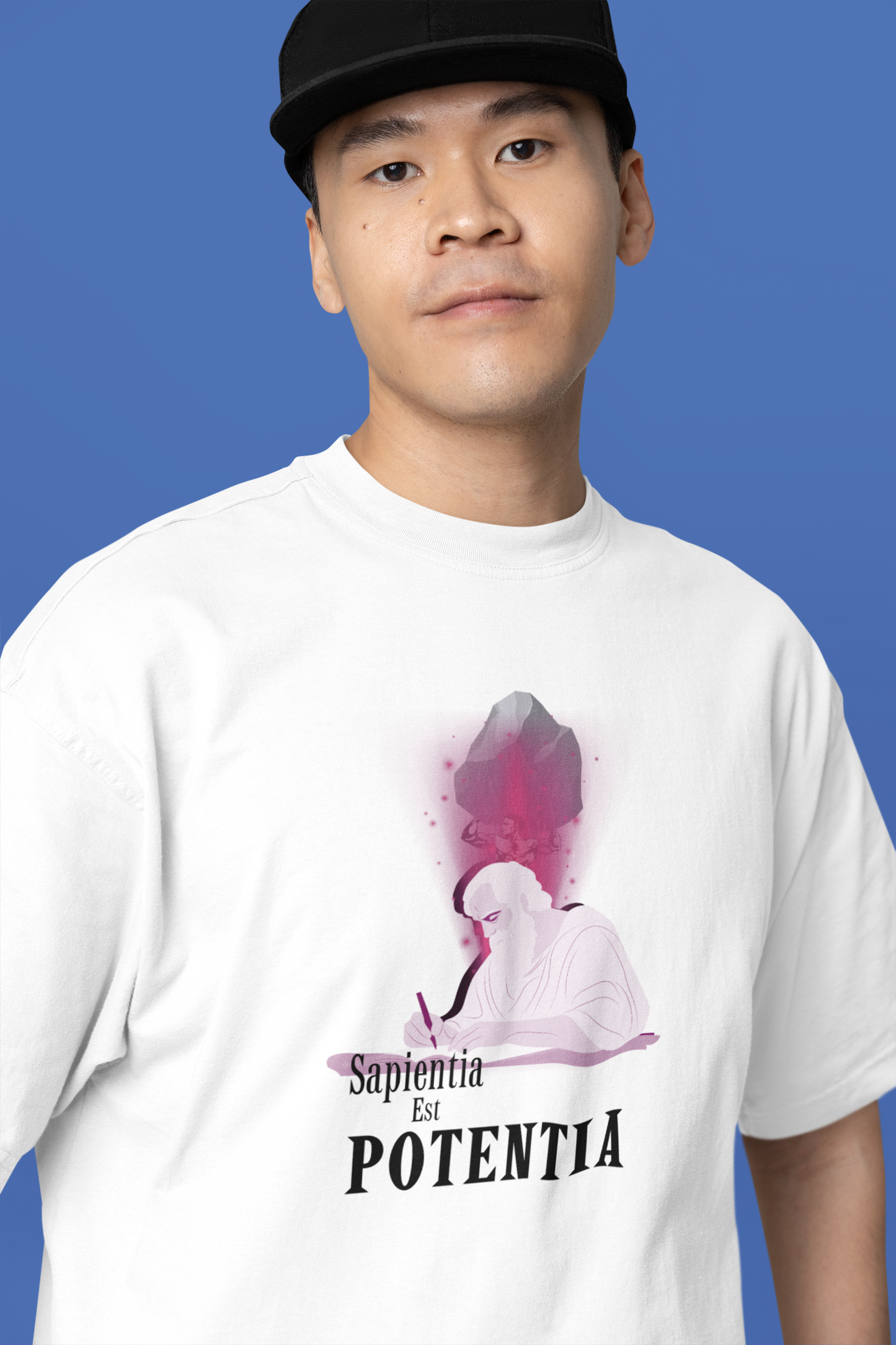 Sapientia Est Potentia Oversize T-shirt