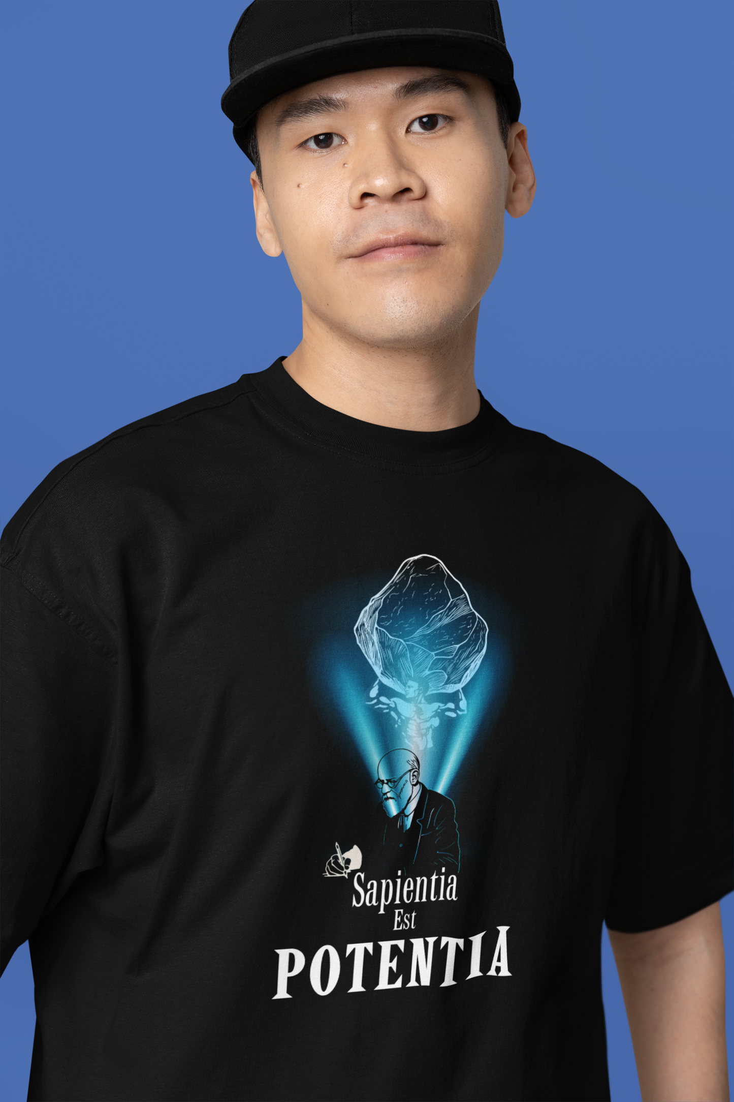 Sapientia Est Potentia Oversize T-shirt