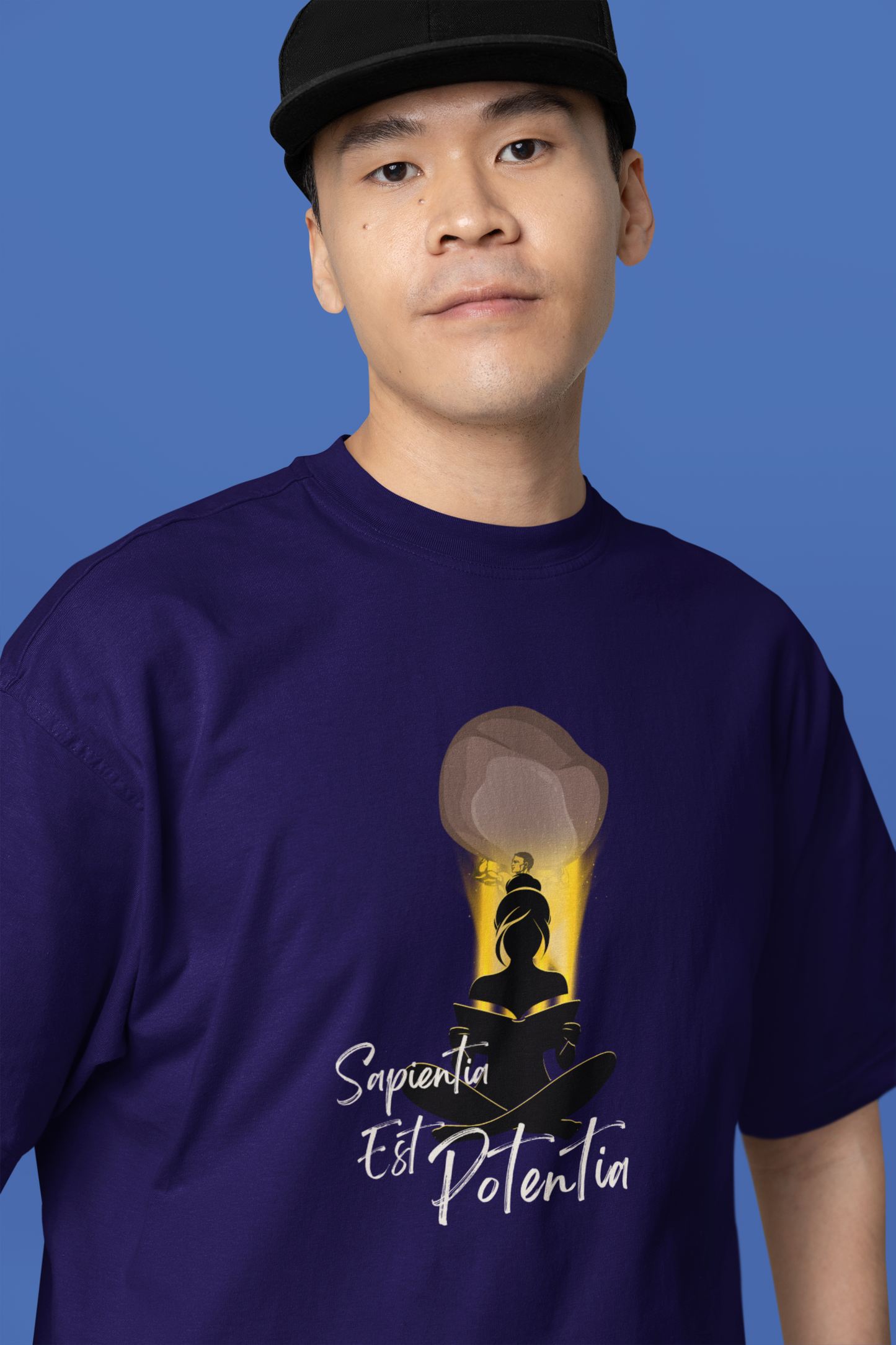 Sapientia Est Potentia Oversize T-shirt
