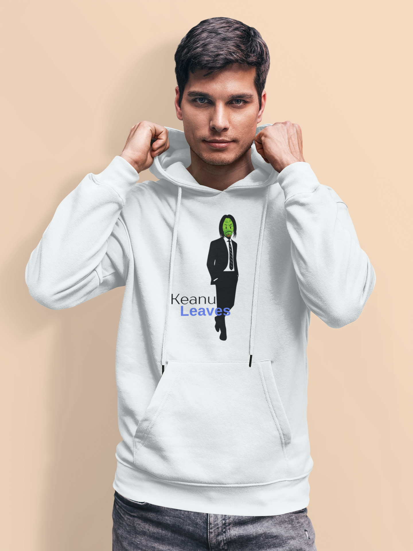 Keanu Leaves Pullover Hoodie