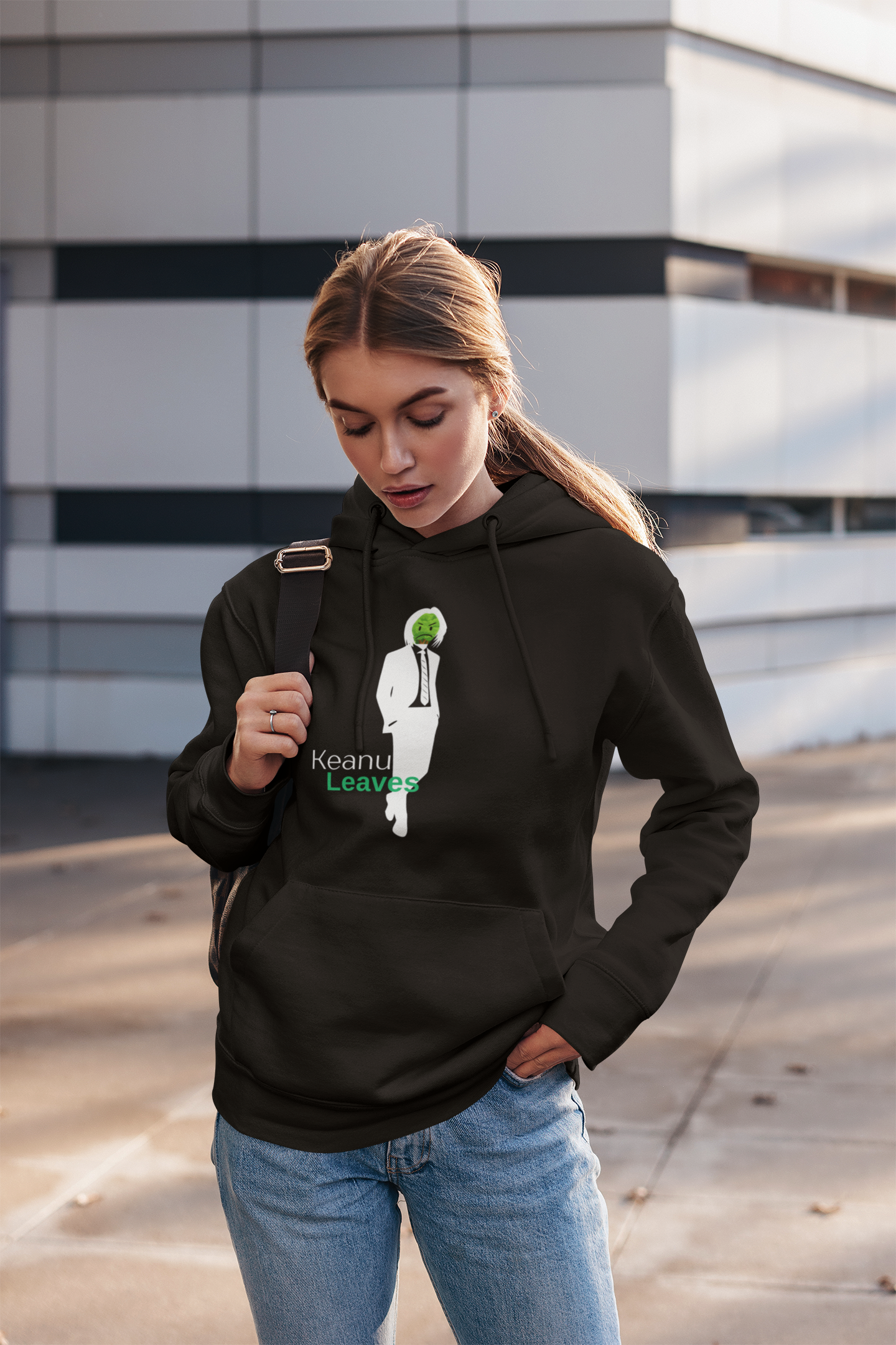 Keanu Leaves Pullover Hoodie