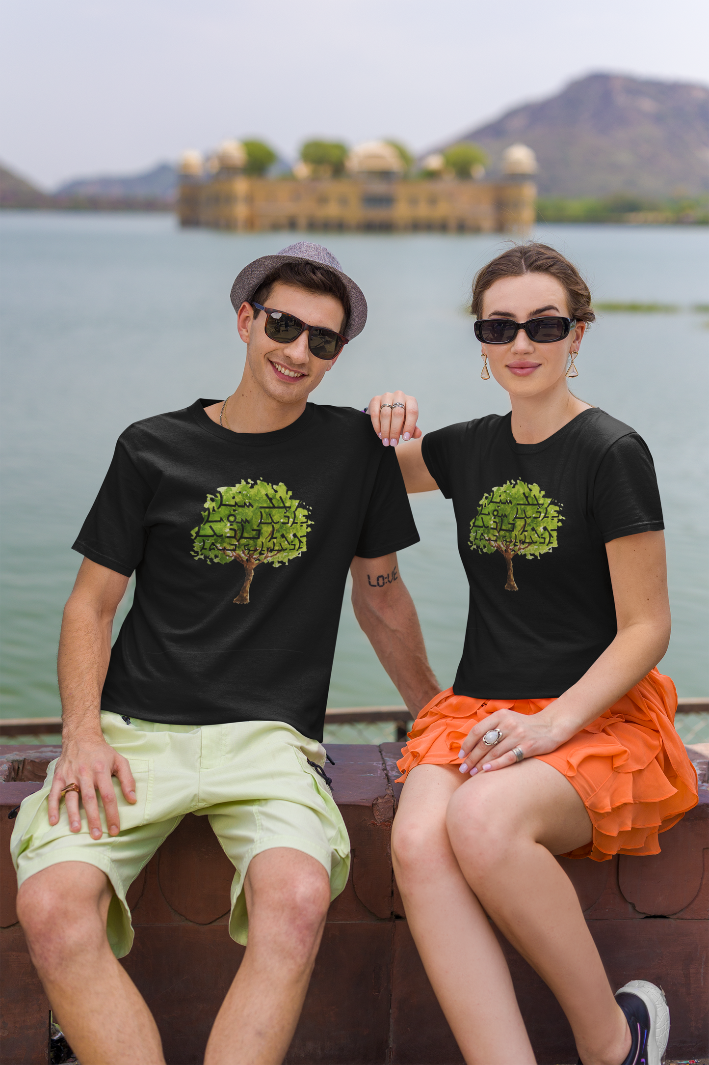 ܡܛܠ ܚܝܐ For the Sake of Life Short Sleeve T-shirt