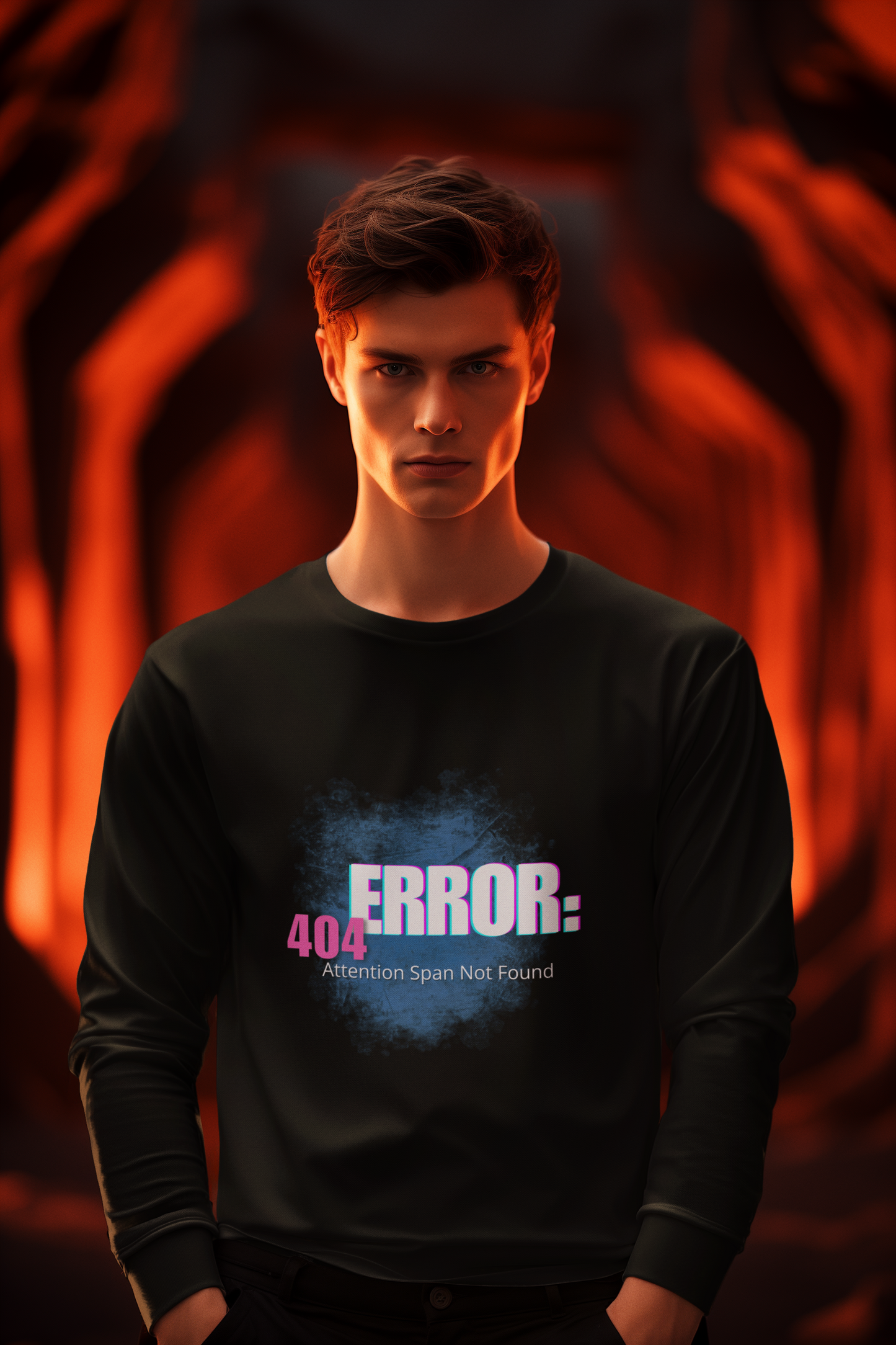 404: Attention Span Not Found Long Sleeve T-shirt