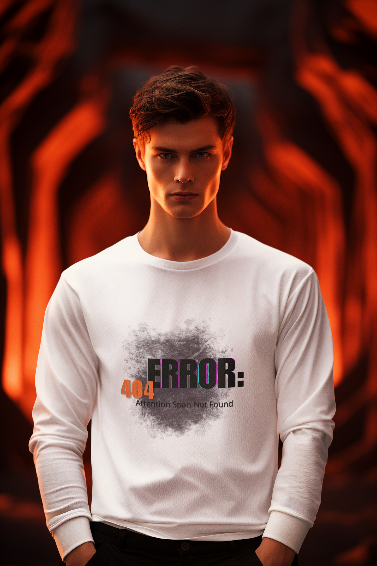 404: Attention Span Not Found Long Sleeve T-shirt