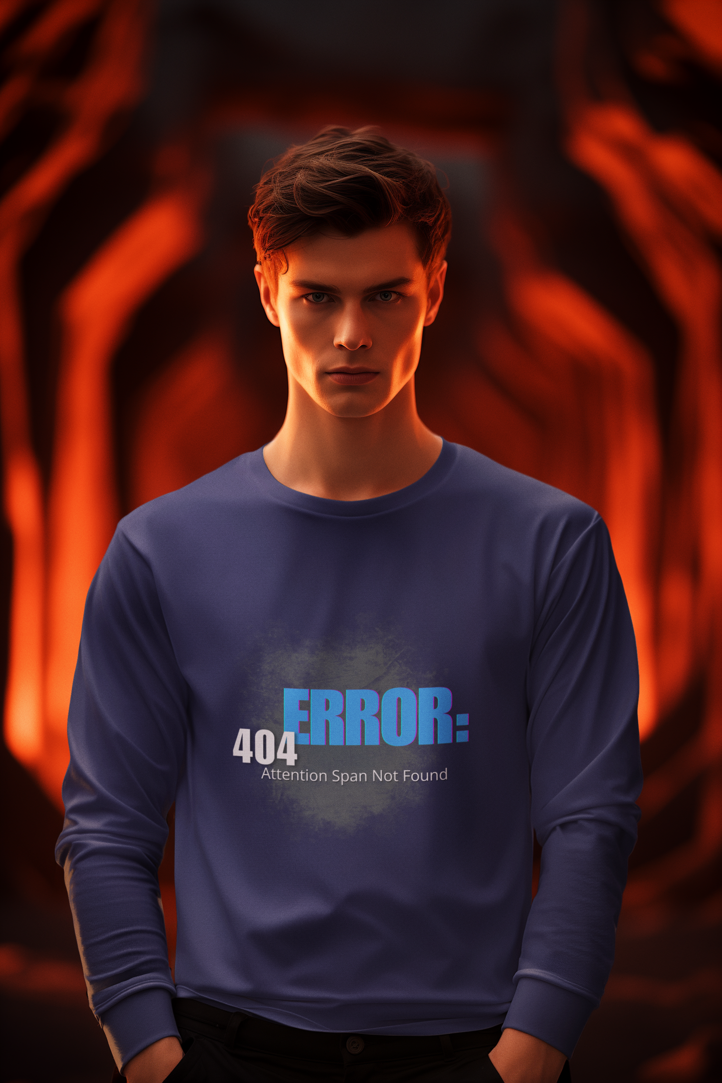 404: Attention Span Not Found Long Sleeve T-shirt