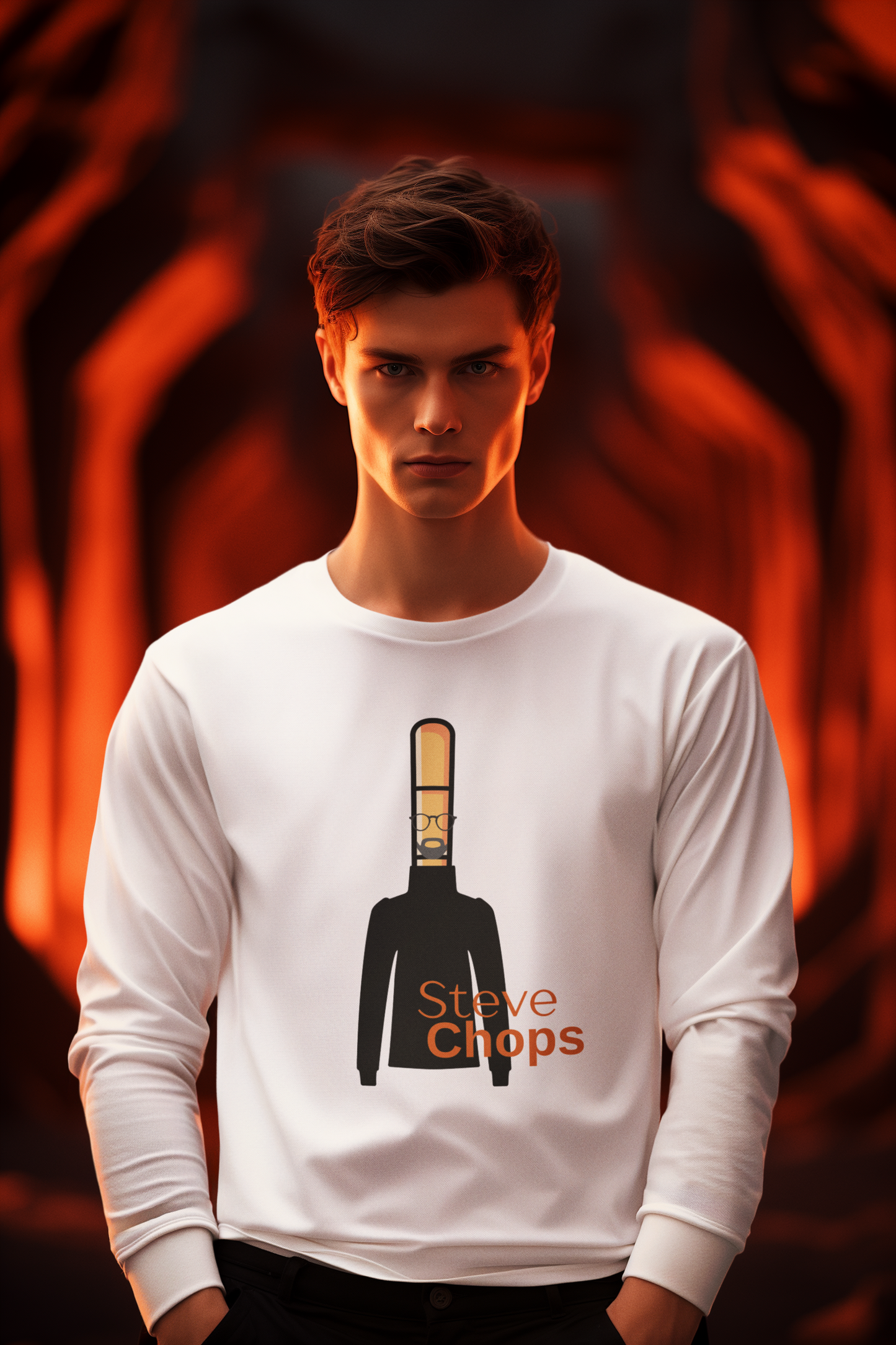 Steve Chops Long Sleeve T-shirt