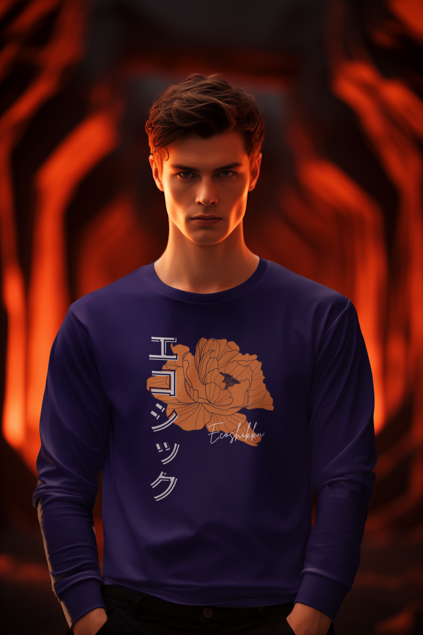 エコシック Ecoshikku Long Sleeve T-shirt