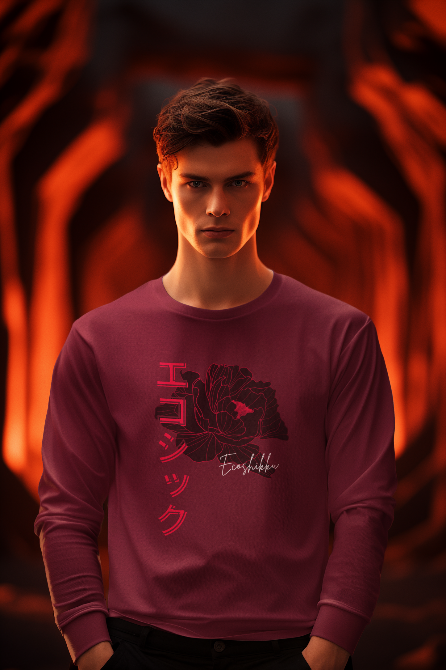 エコシック Ecoshikku Long Sleeve T-shirt