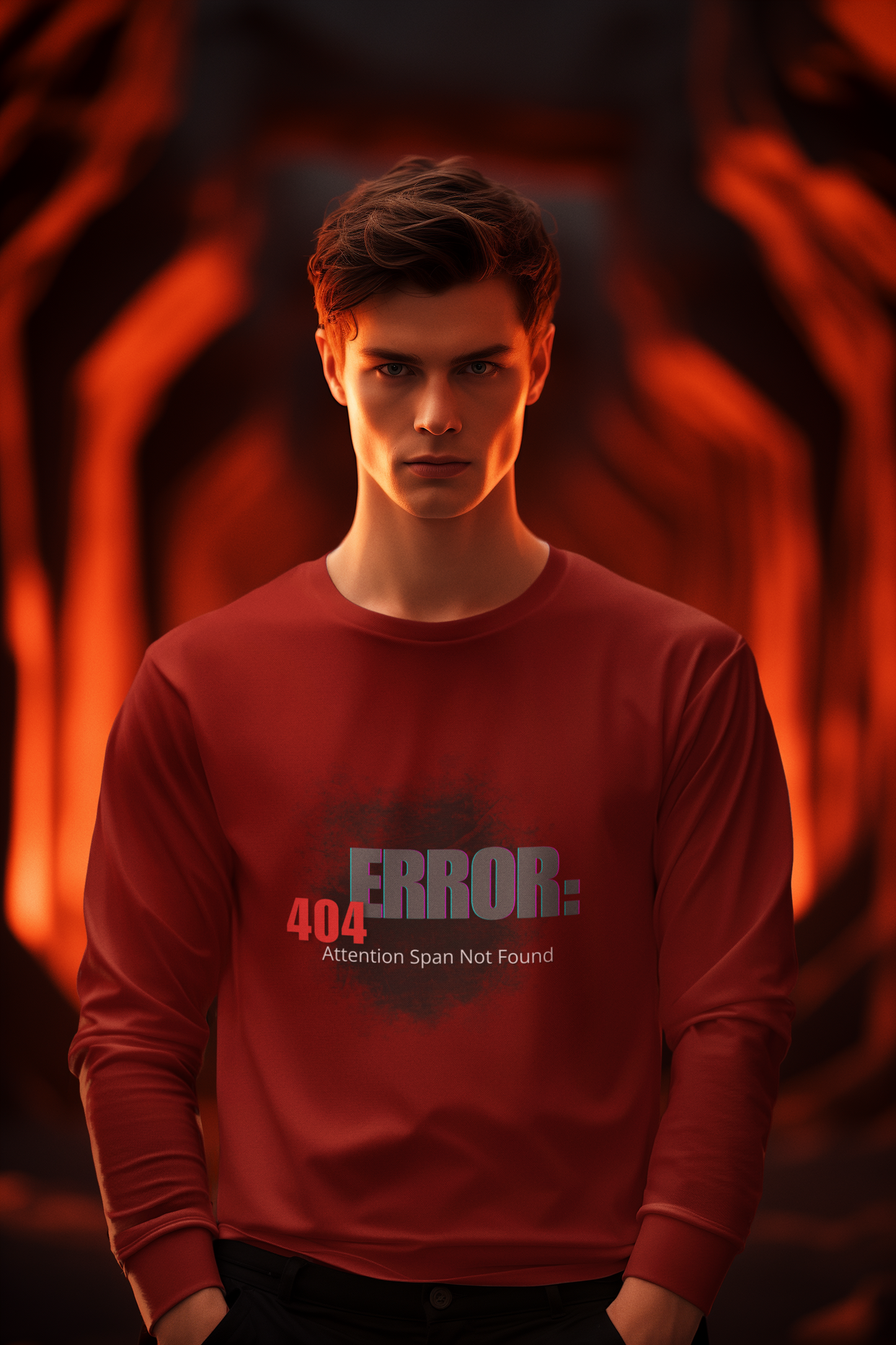 404: Attention Span Not Found Long Sleeve T-shirt