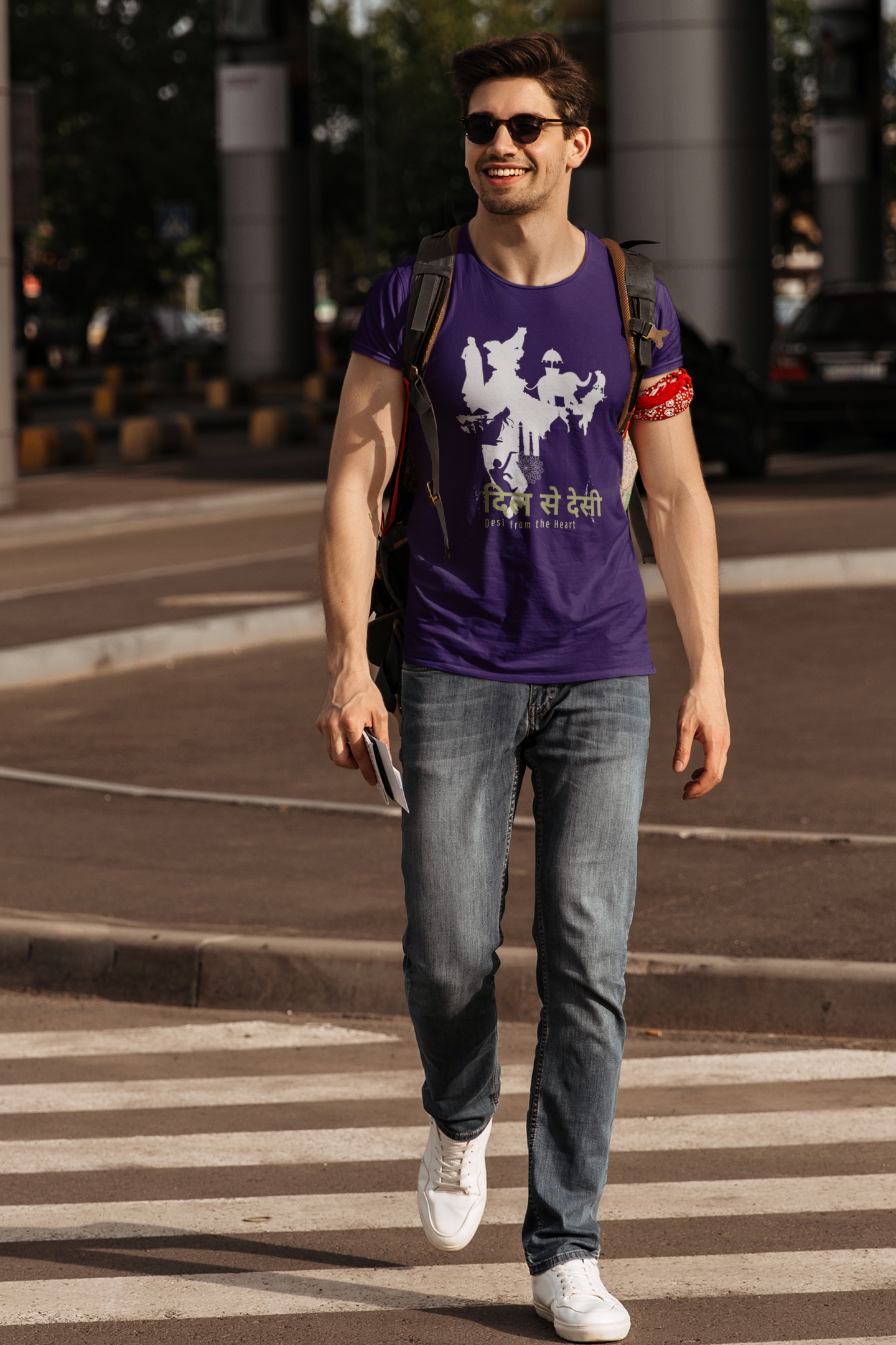 Desi from the Heart Slim Fit T-shirt