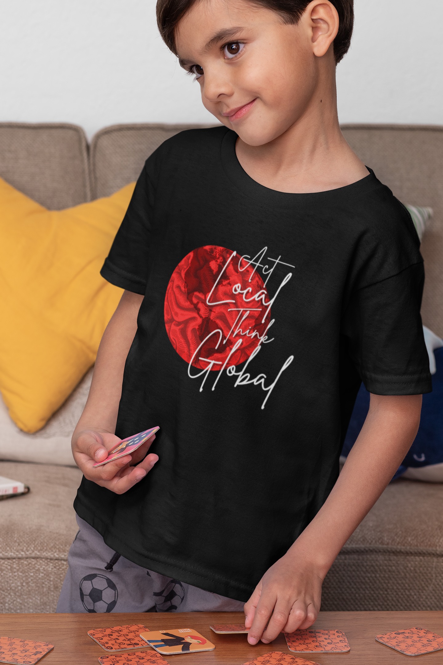 Act Local Think Global Short Sleeve T-shirt