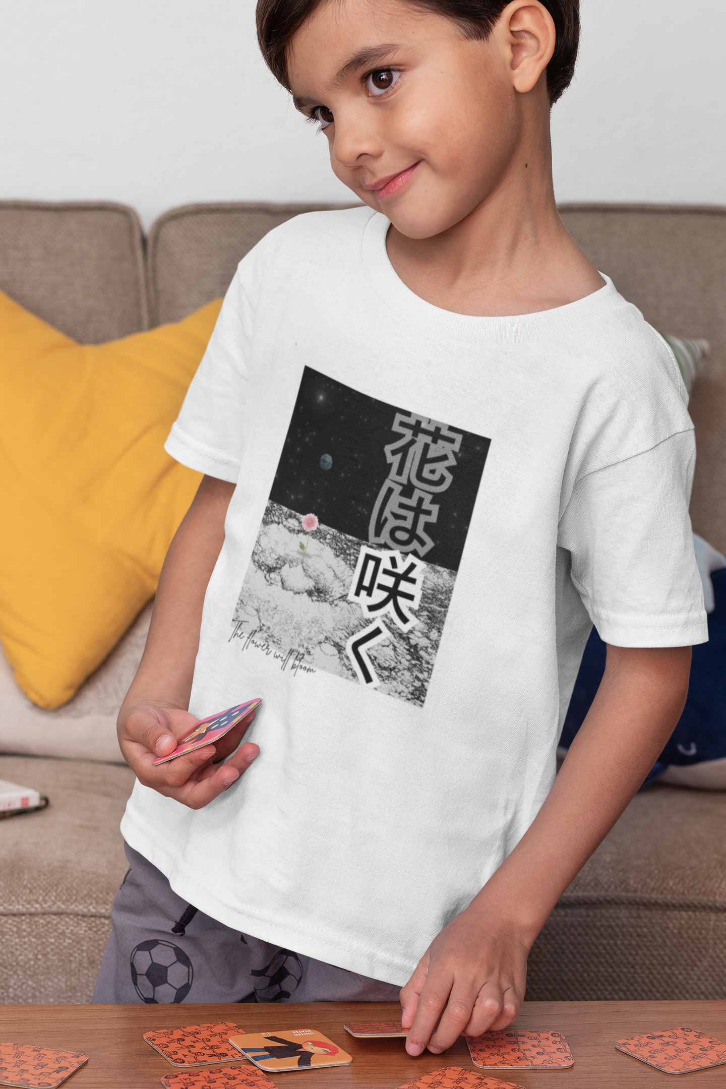 花は咲く The Flowers Will Bloom Short Sleeve T-shirt