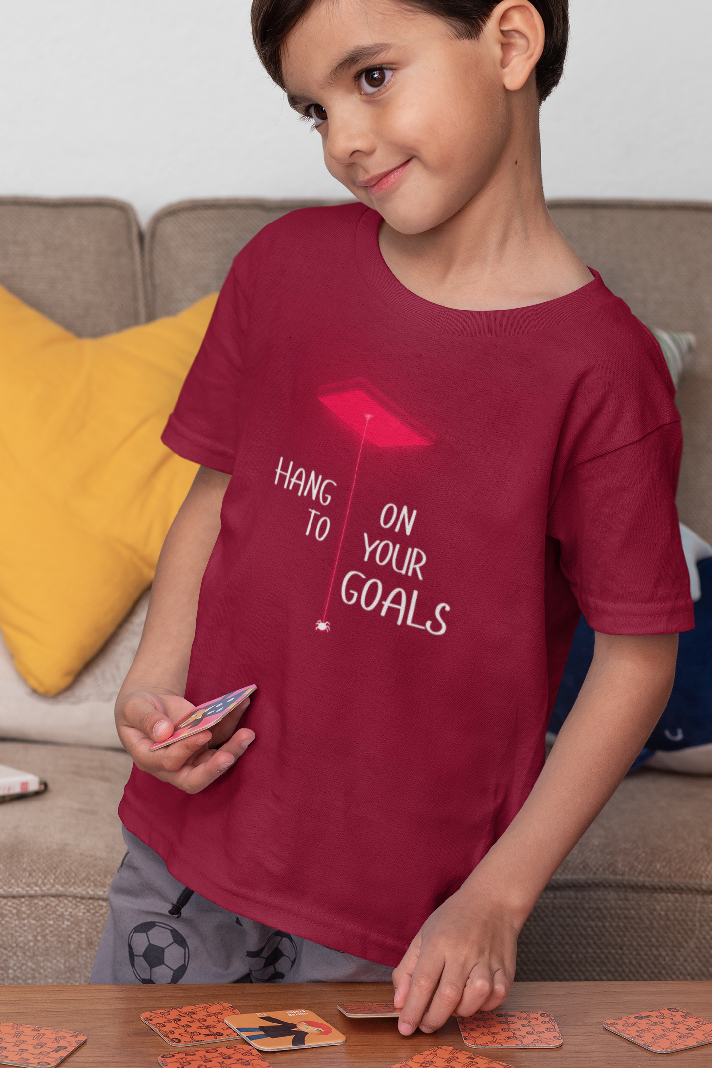 Hang On To Your Goals Short Sleeve T-shirt