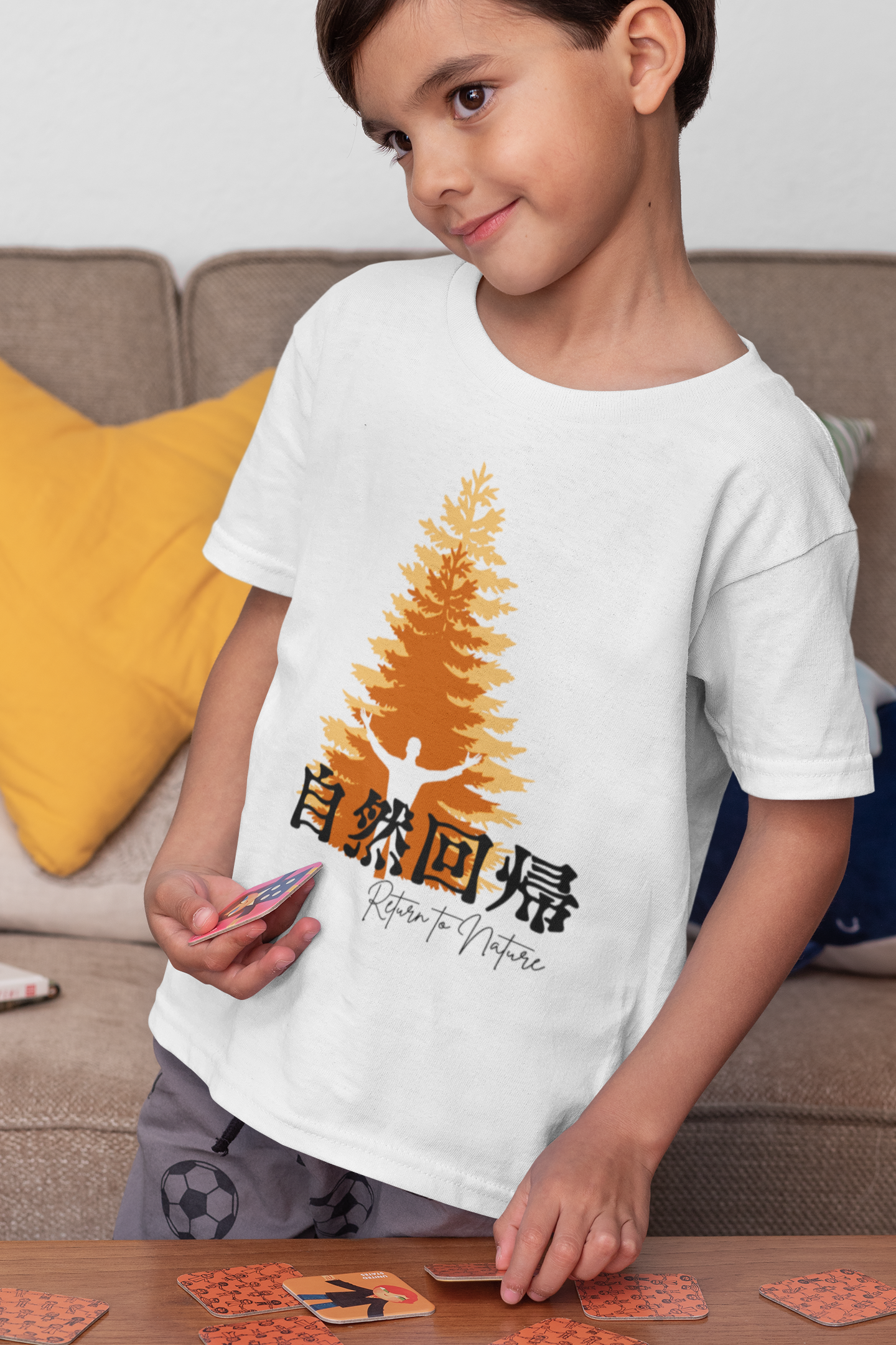 自然回帰 Return to Nature Short Sleeve T-shirt