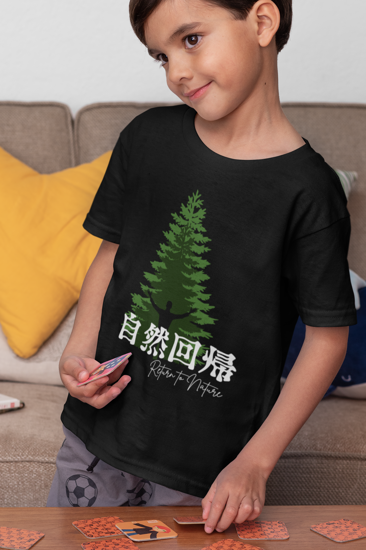 自然回帰 Return to Nature Short Sleeve T-shirt