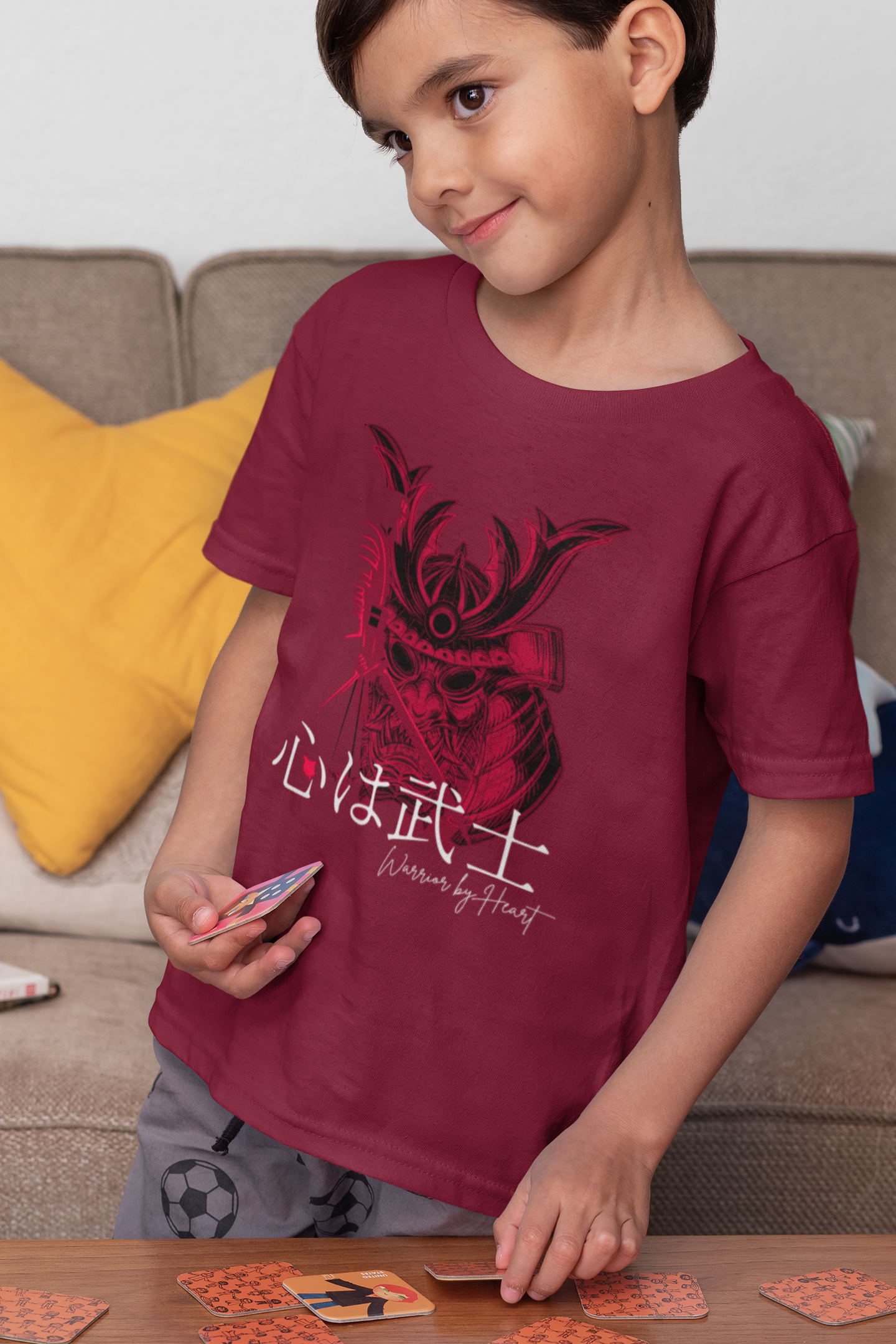 心は武士 Warrior by Heart Short Sleeve T-shirt
