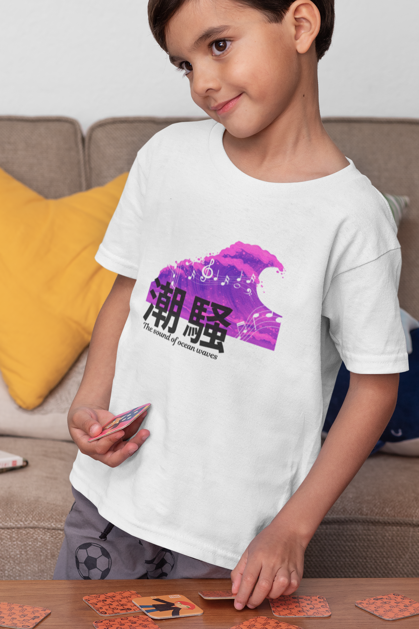 潮騒 The sound of ocean waves Short Sleeve T-shirt