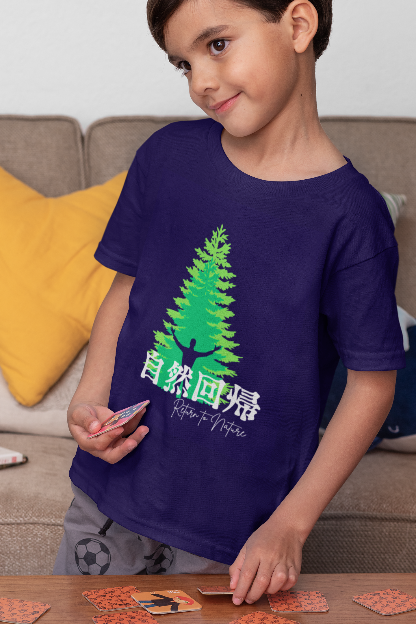 自然回帰 Return to Nature Short Sleeve T-shirt