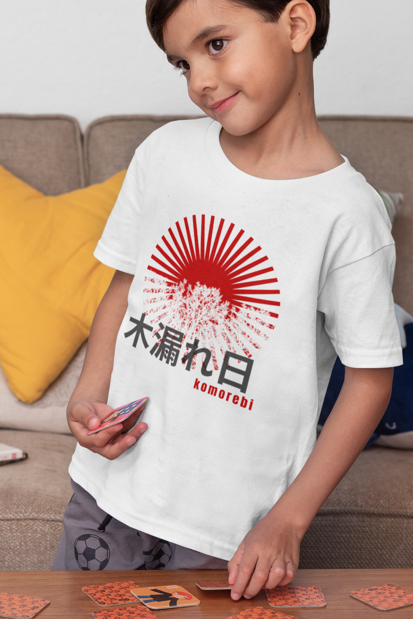 木漏れ日 Sunlight Filtering through Trees Short Sleeve T-shirt