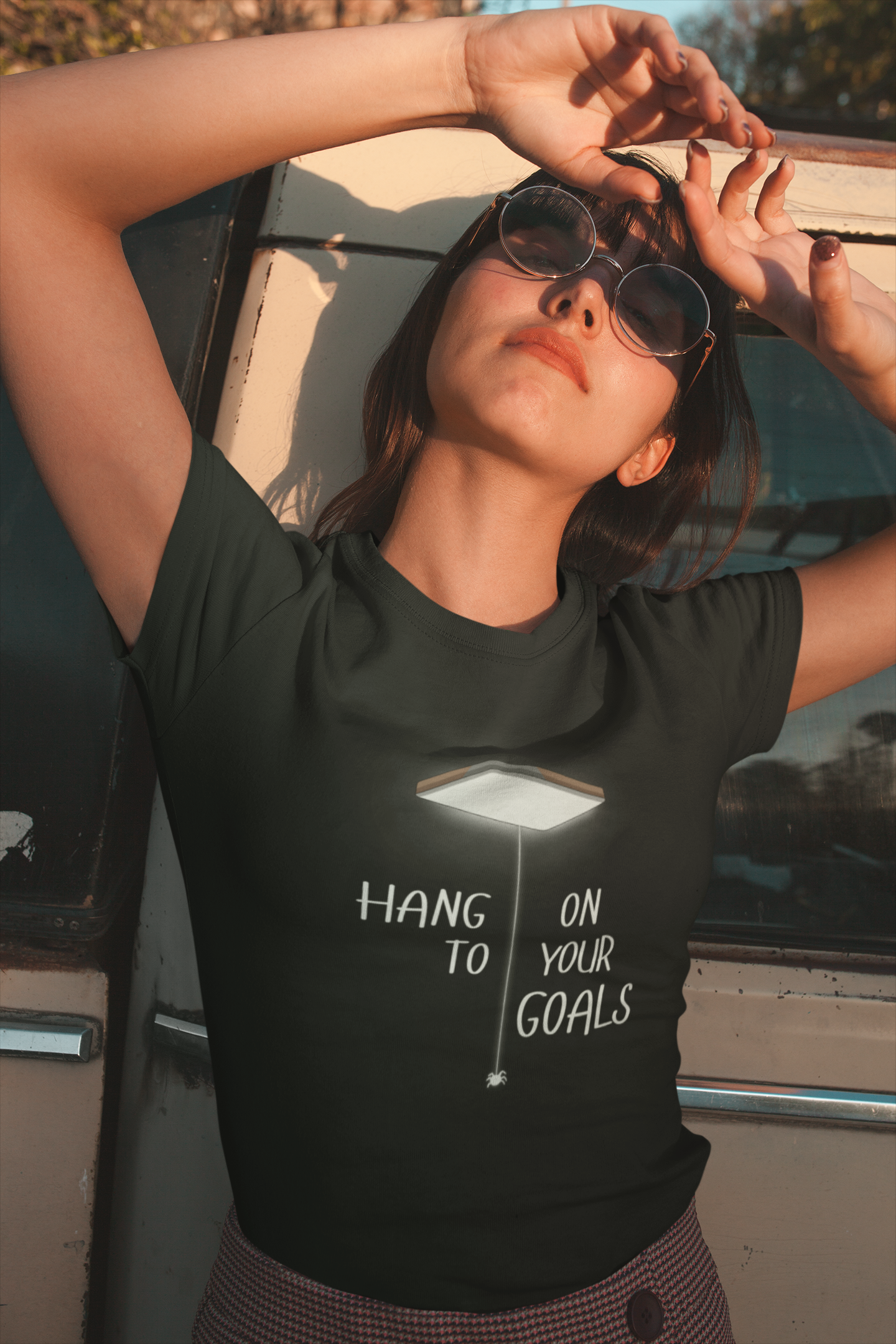 Hang On To Your Goals Short Sleeve T-shirt