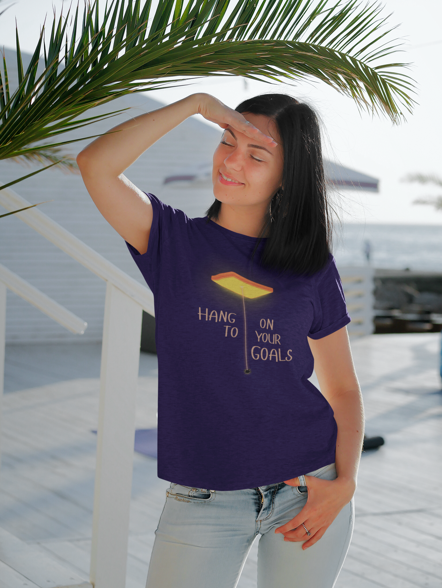 Hang On To Your Goals Short Sleeve T-shirt