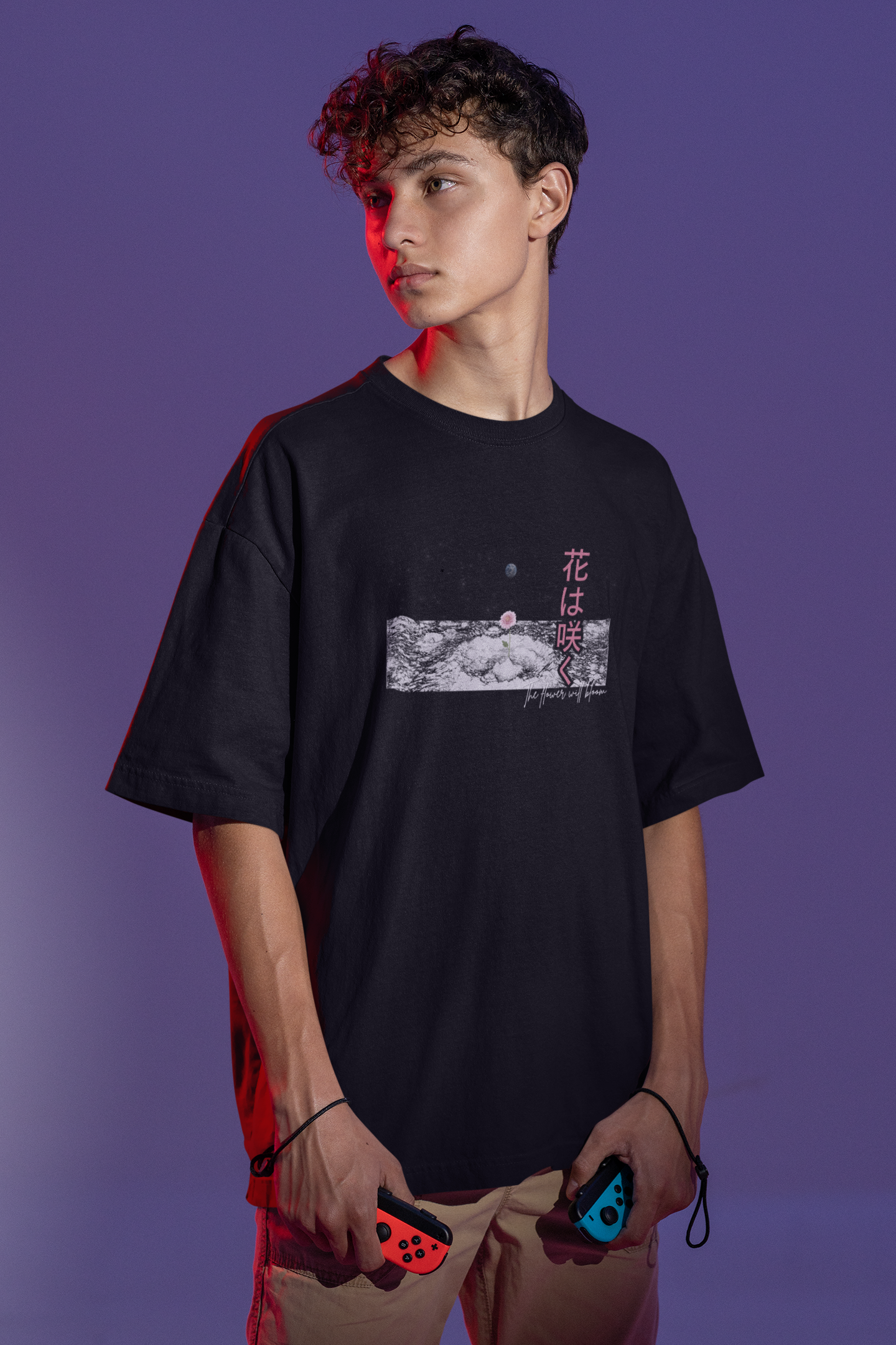 花は咲く The Flowers Will Bloom Oversize T-shirt