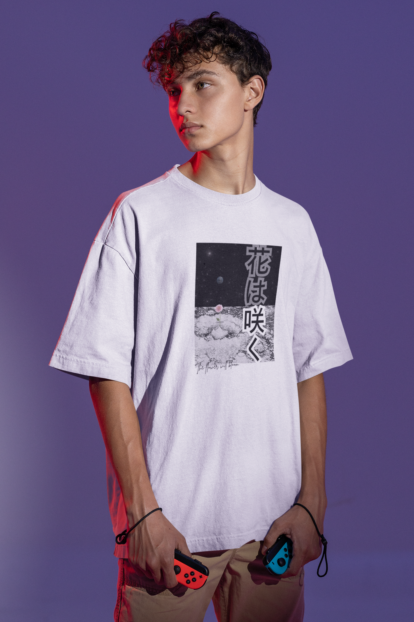 花は咲く The Flowers Will Bloom Oversize T-shirt