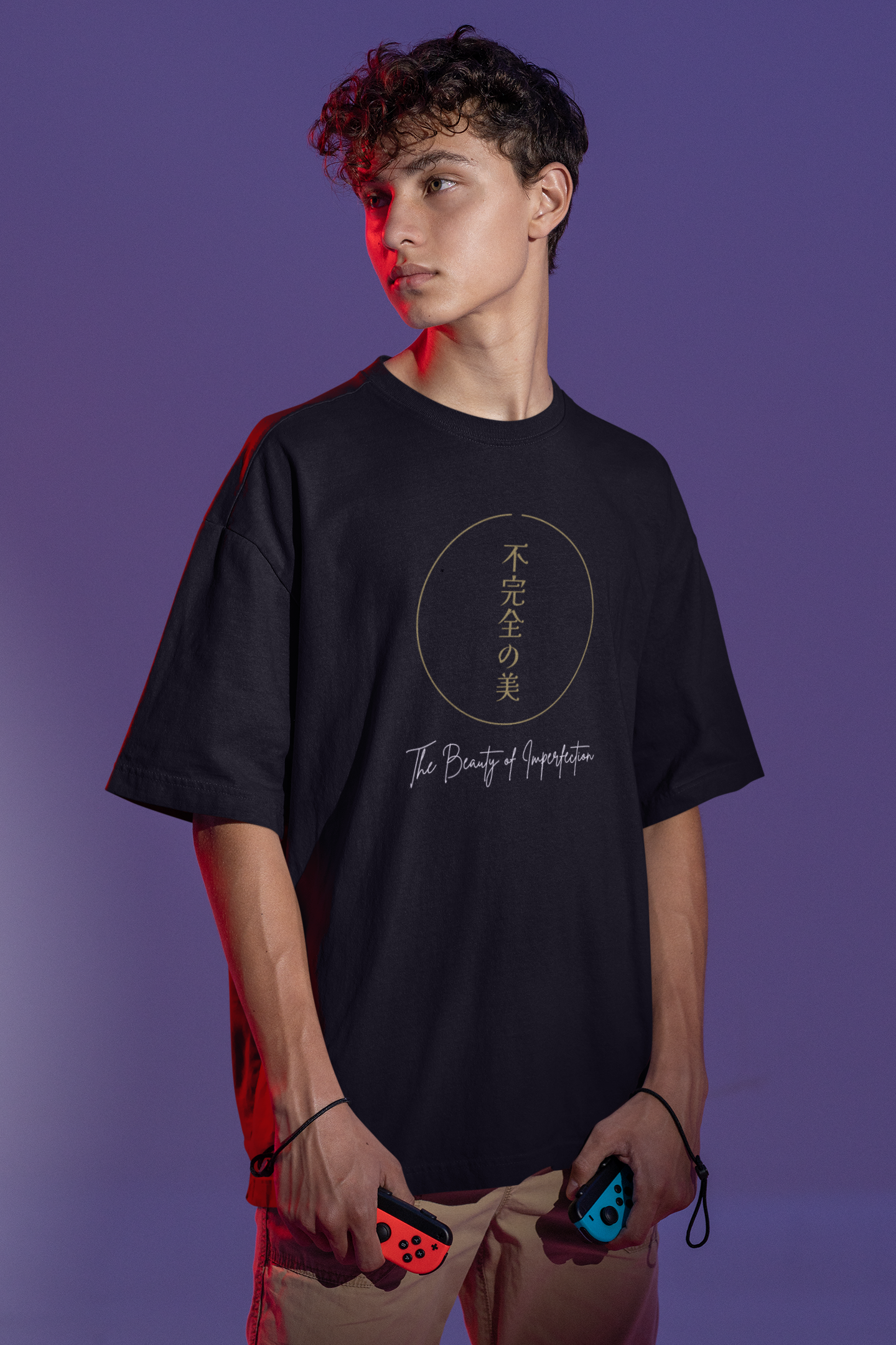 不完全の美 The Beauty of Imperfection Oversize T-shirt