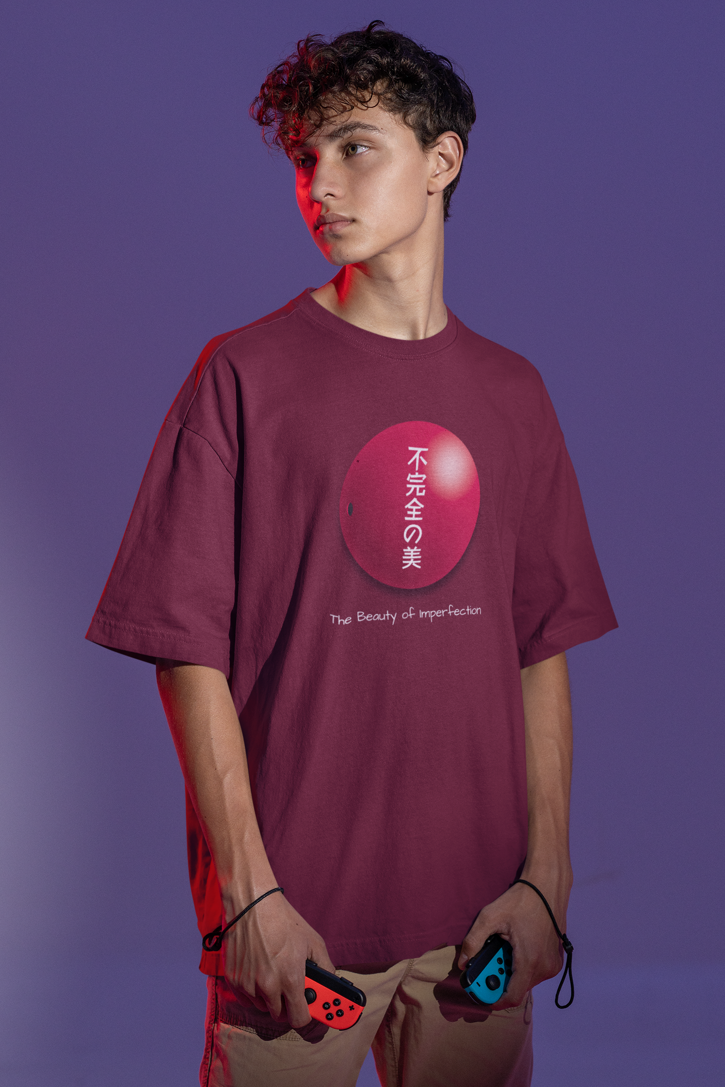 不完全の美 The Beauty of Imperfection Oversize T-shirt