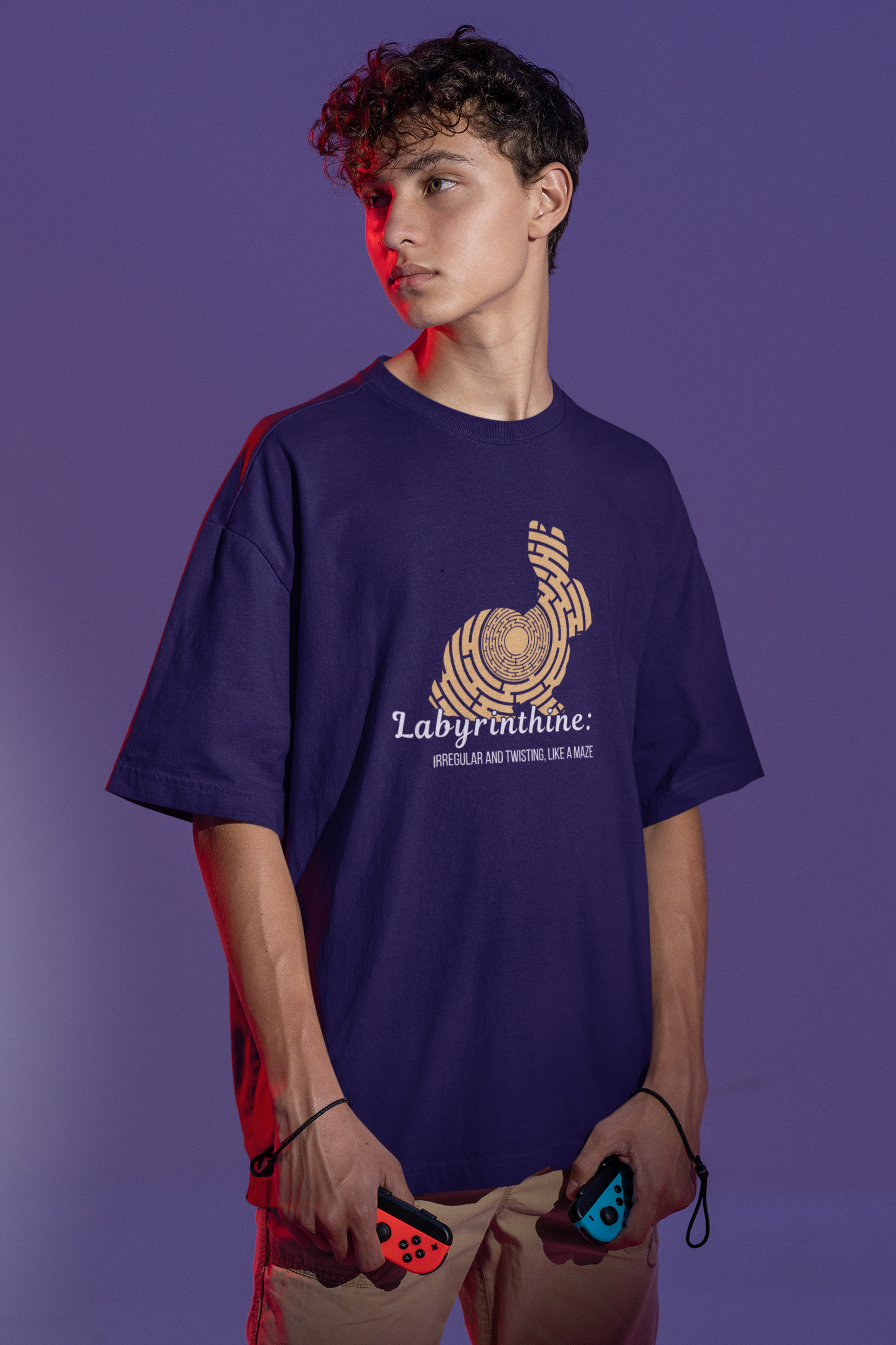 Labyrinthine Oversize T-shirt