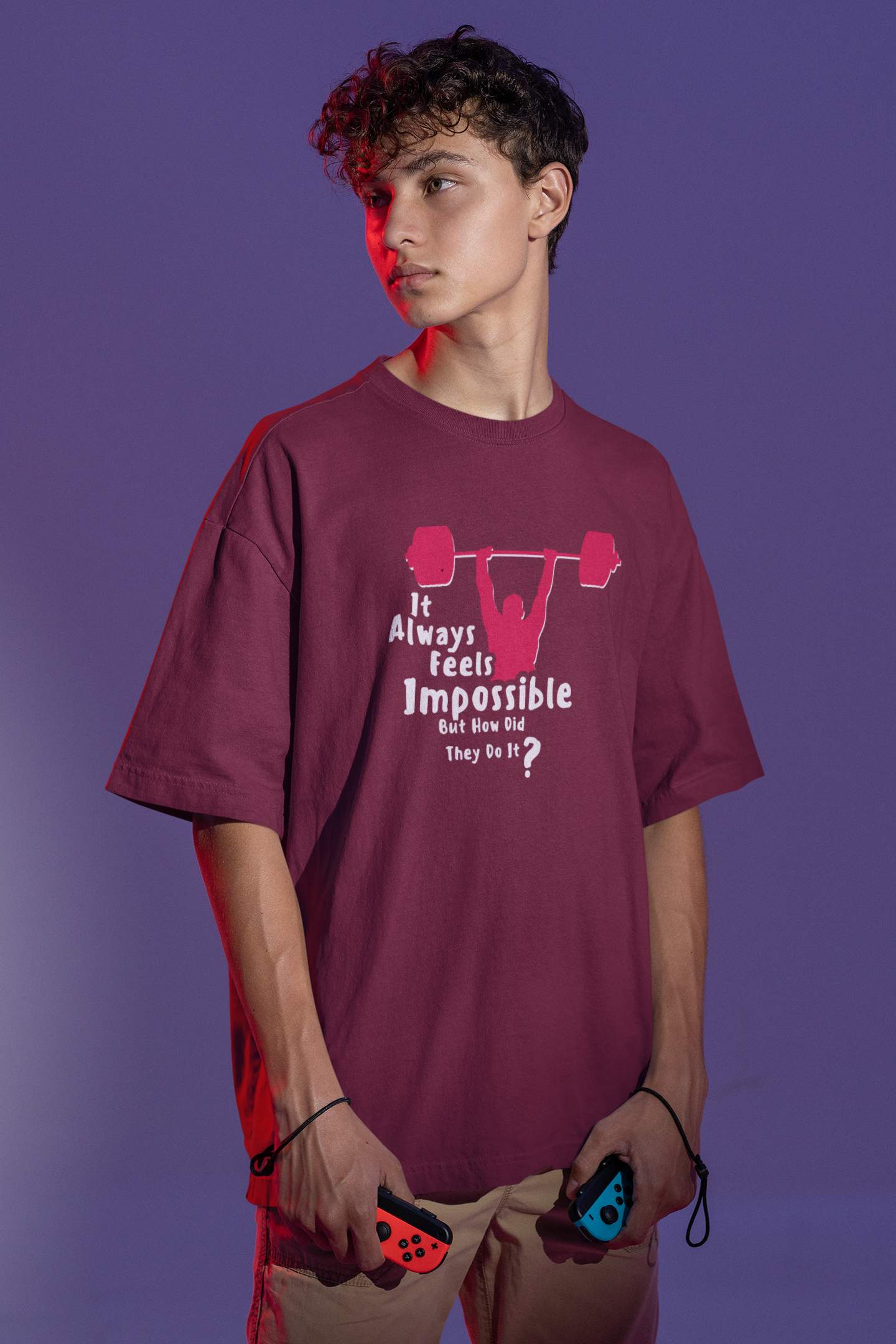 It Always Feels Impossible Oversize T-shirt