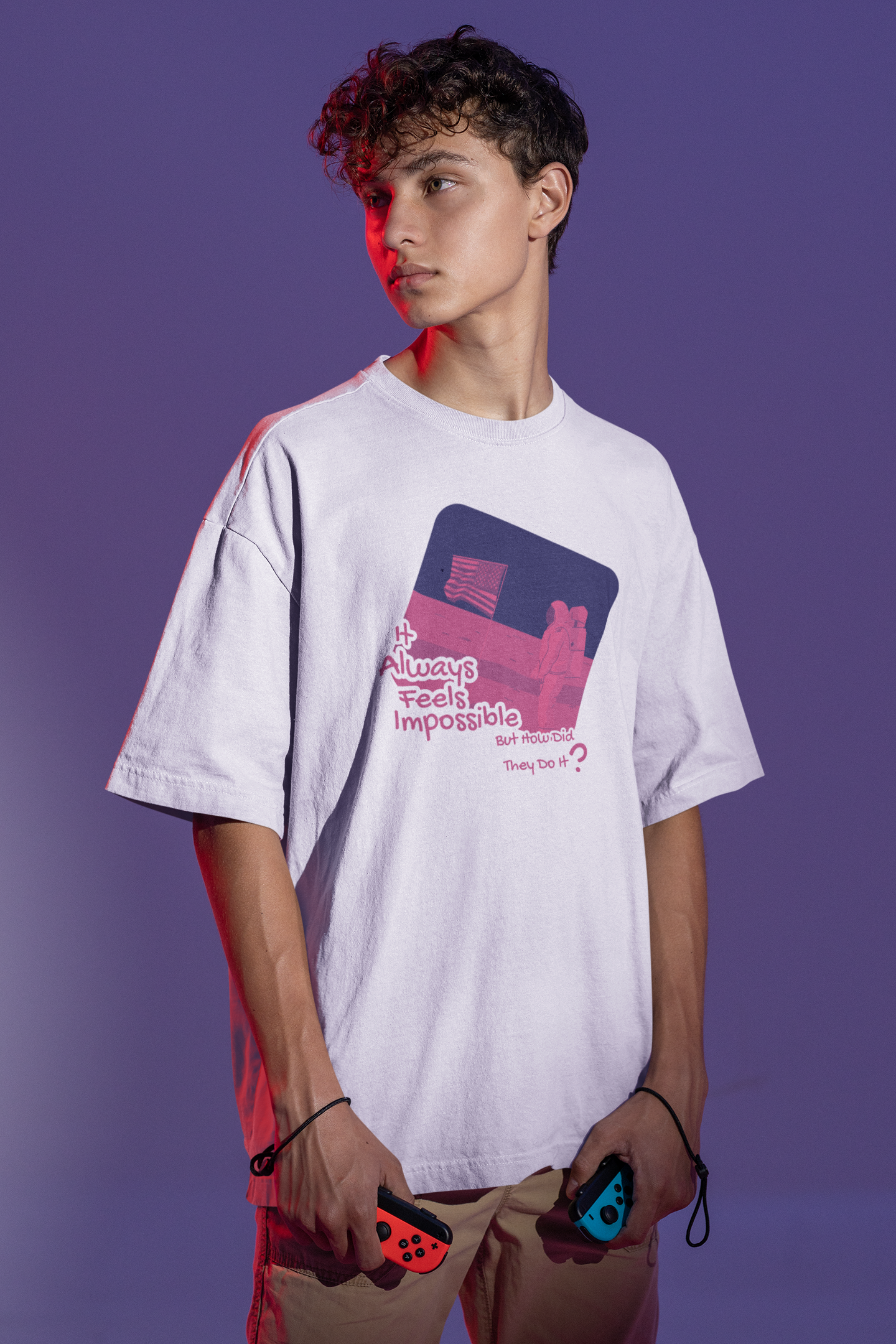 It Always Feels Impossible Oversize T-shirt
