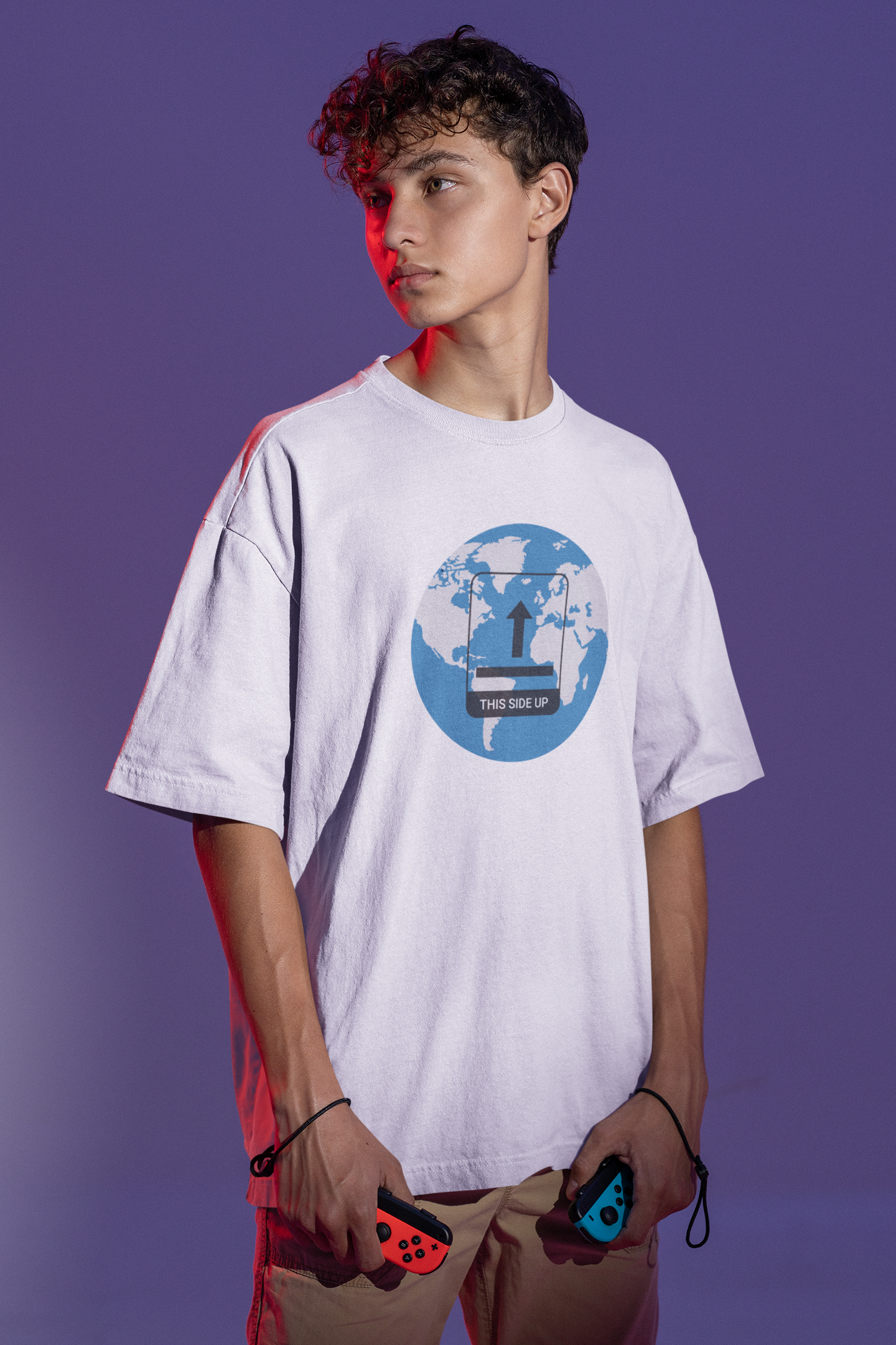 Earth, Handle With Care Oversize T-shirt
