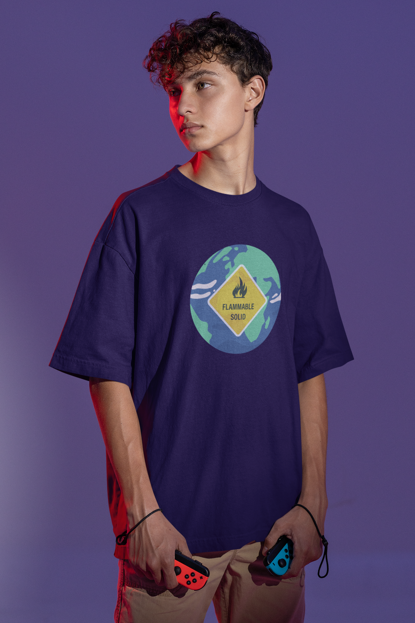 Earth, Handle With Care Oversize T-shirt