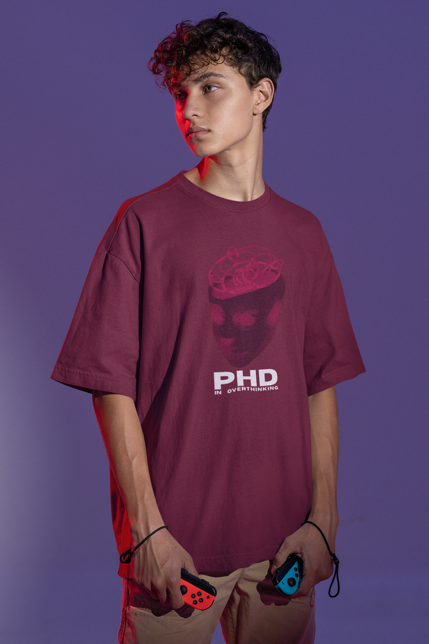PHD in Overthinking Oversize T-shirt