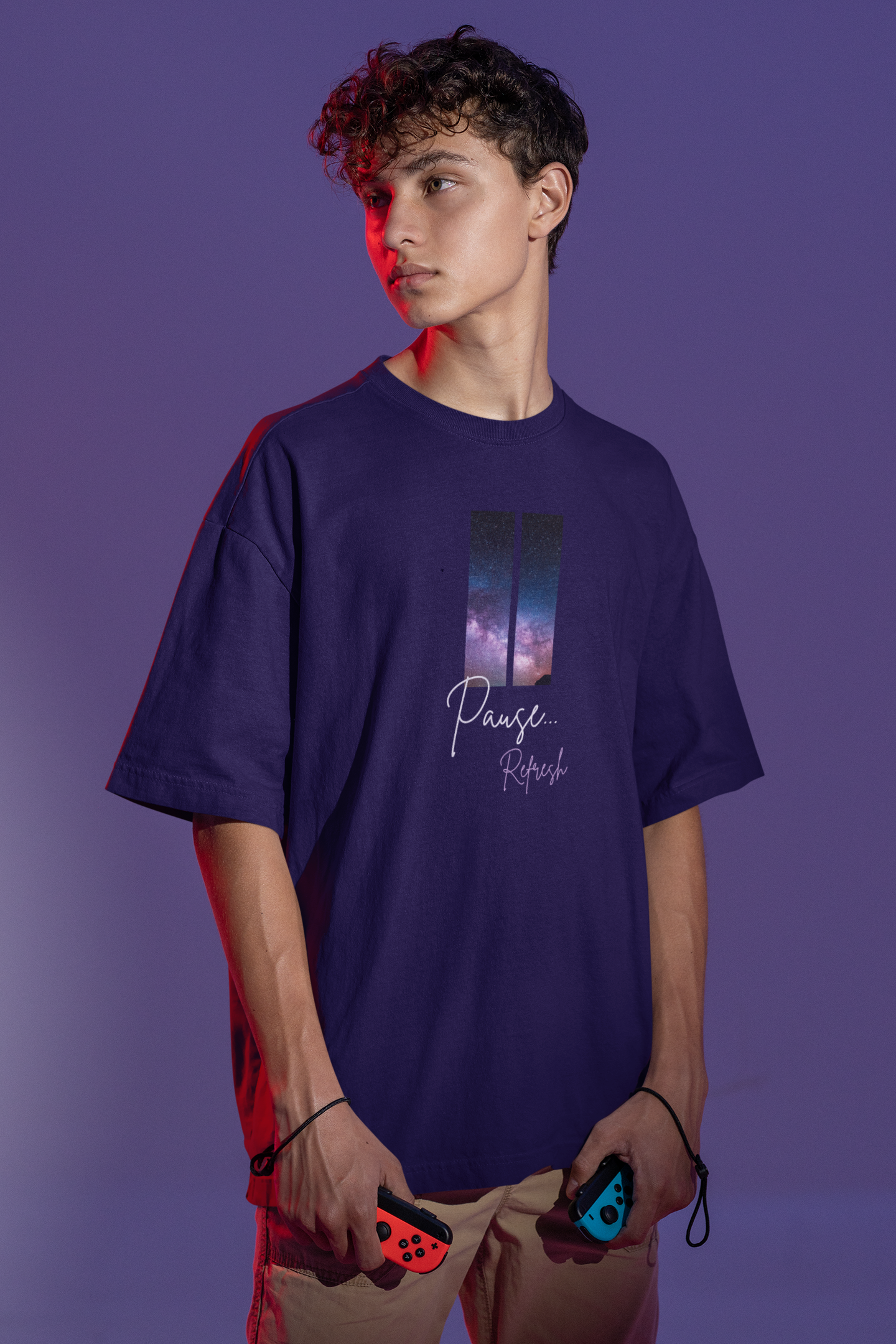Pause Refresh Oversize T-shirt