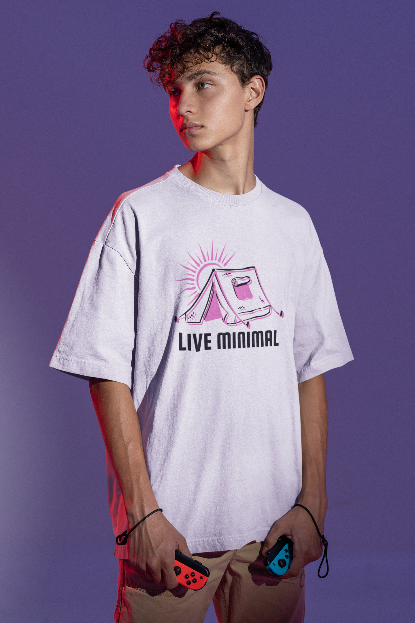 Live Minimal Oversize T-shirt
